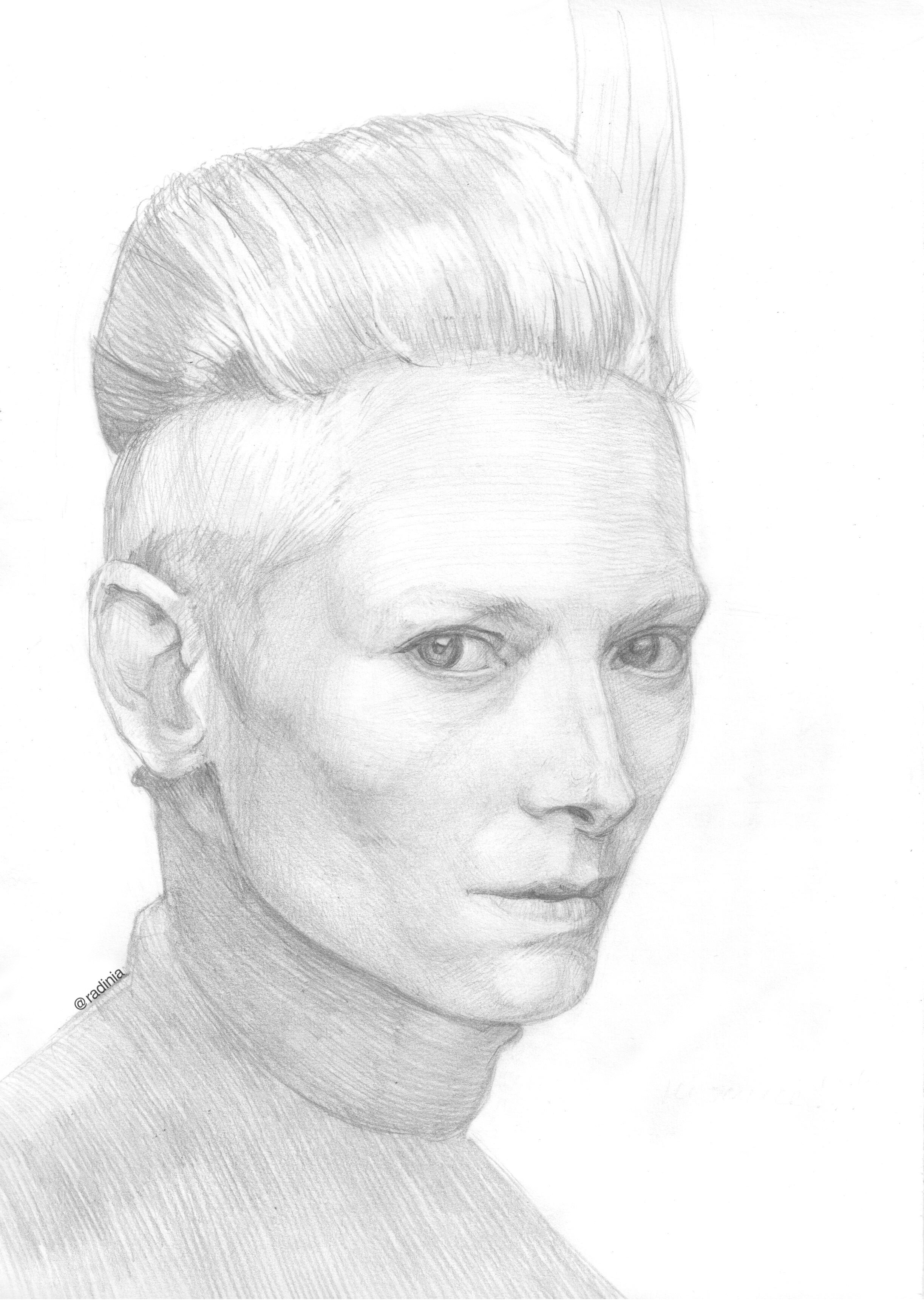 Портреты карандашом. Динара Байгельдина — Графический дизайнер и художник-иллюстратор