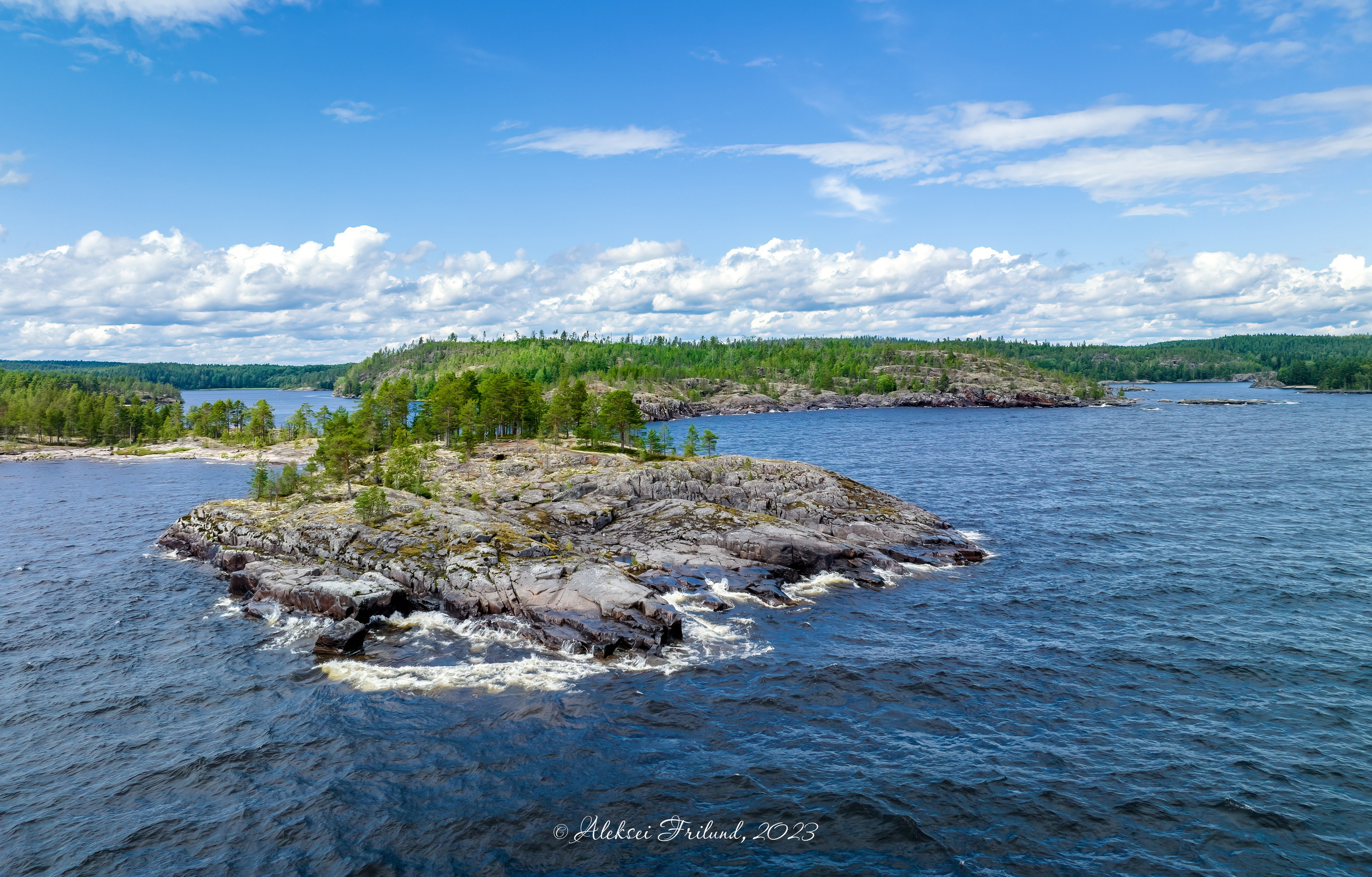 Ладожское озеро. Аэросъемка. Фото и Видео в Карелии. Алексей Фрилунд