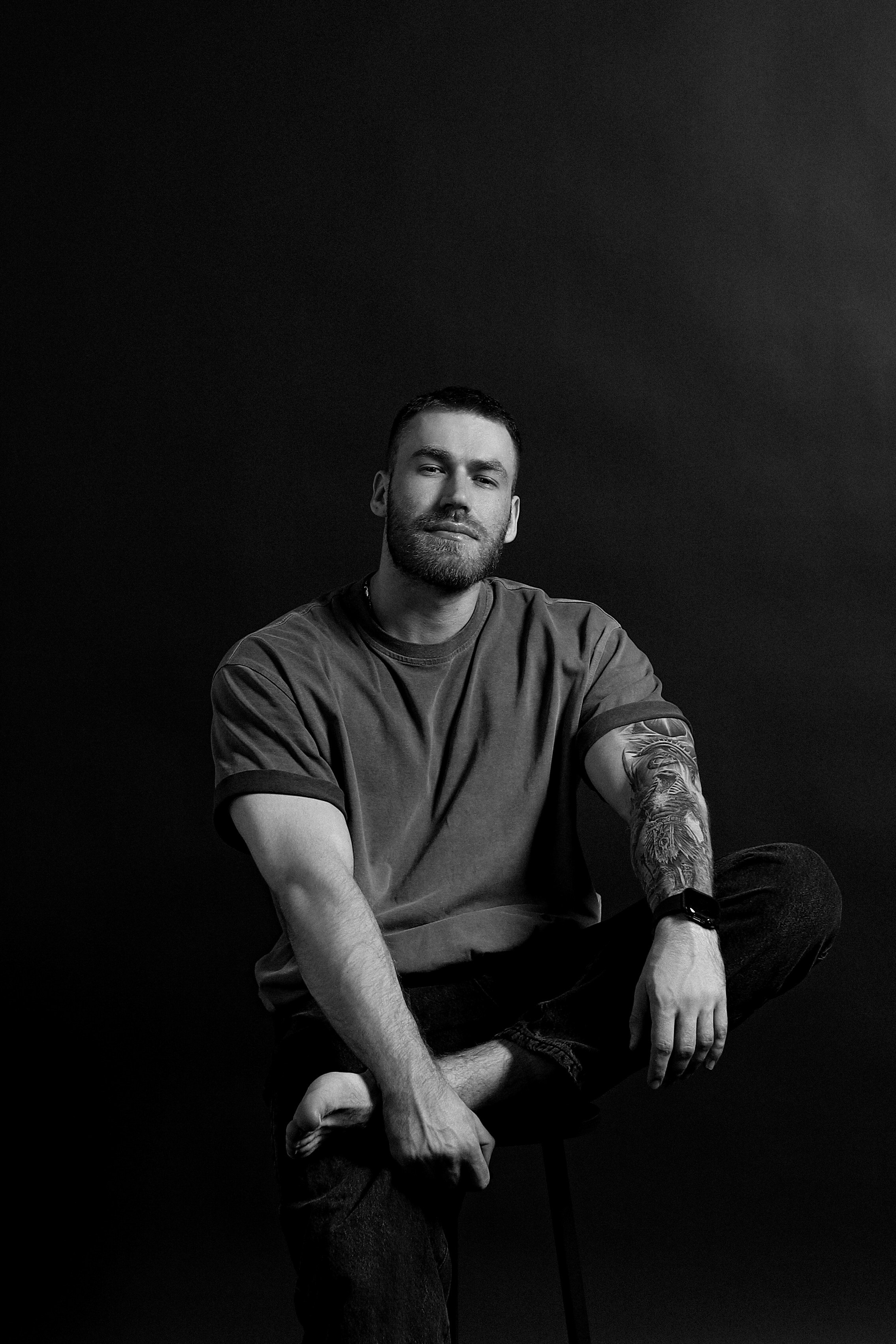 Портретная фотосессия для мужчин в городе Чехов. 