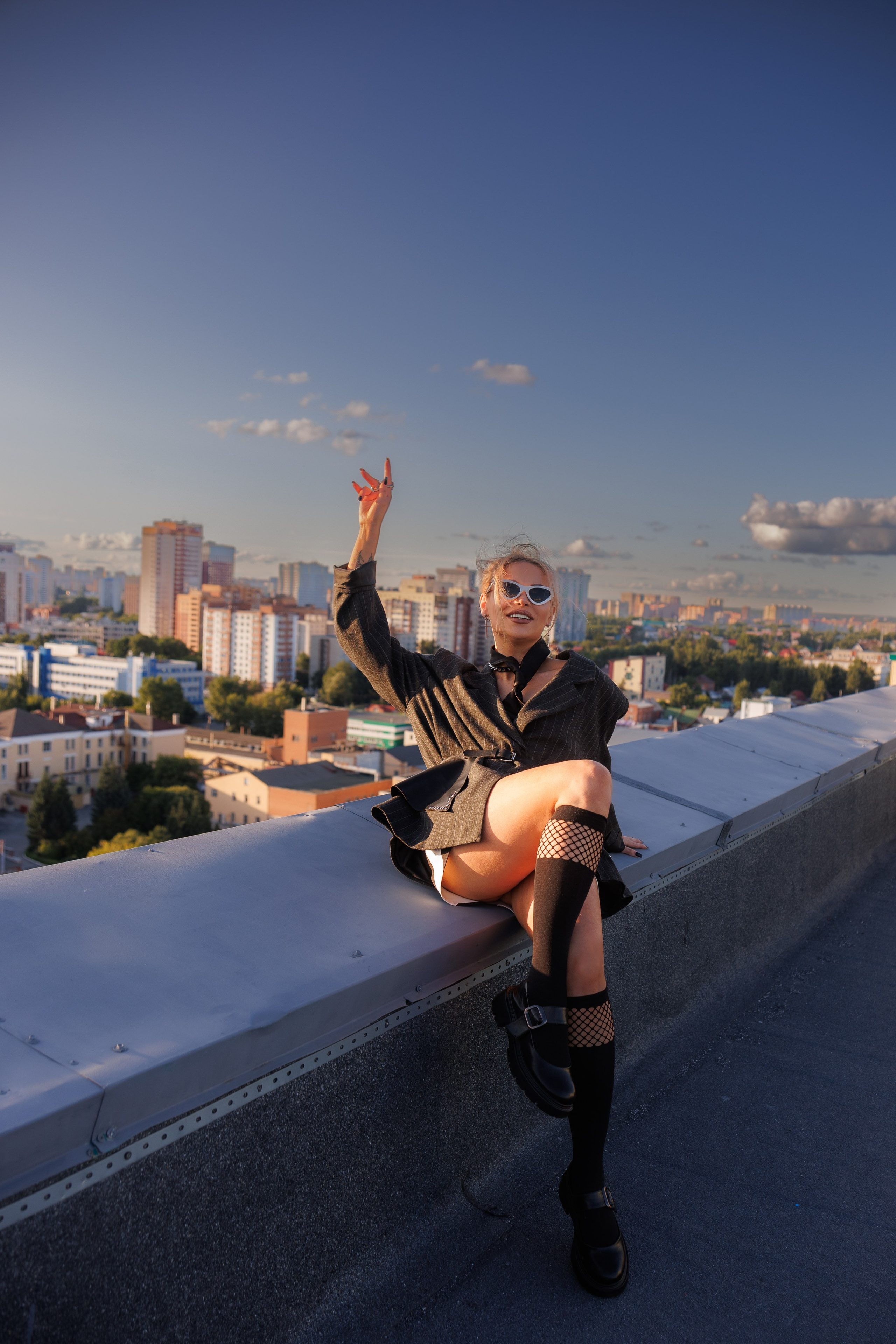 Марина. Крыша. Свадебный и семейный фотограф в Новосибирске Ирина Дорошкова