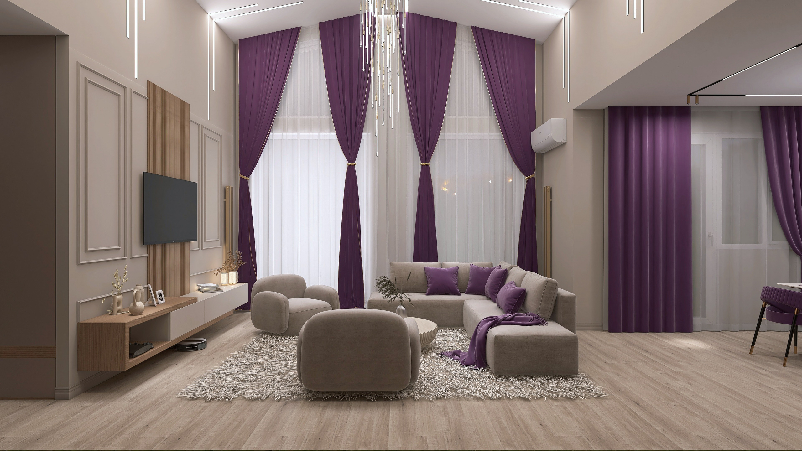 Дизайн-интерьера дома 120 кв.м. Дизайнер интерьера г. Челябинск