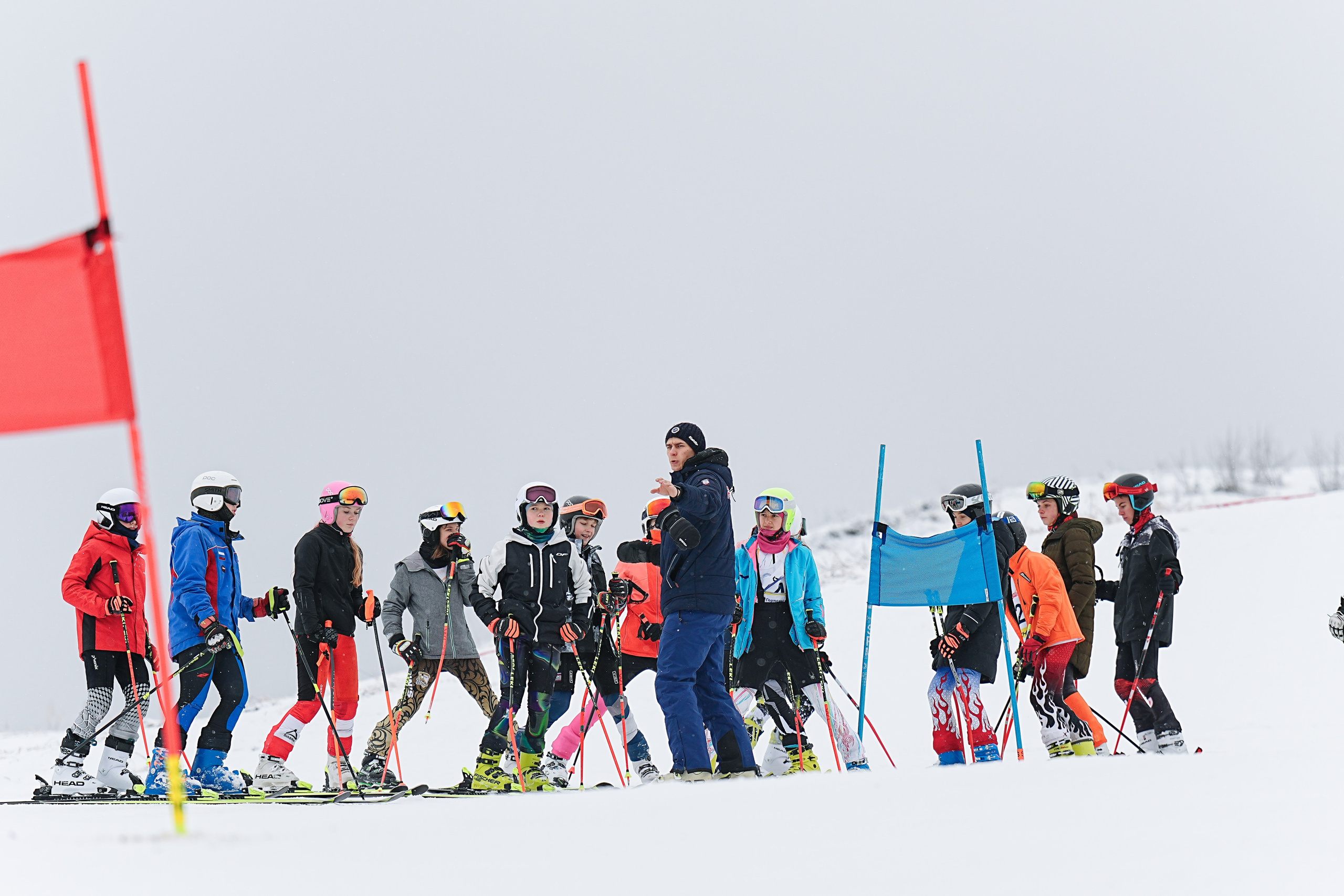 Горные лыжи. Первенство Центрального Федерального Округа. GS U14 Шуколово. Фотограф Студитский Евгений