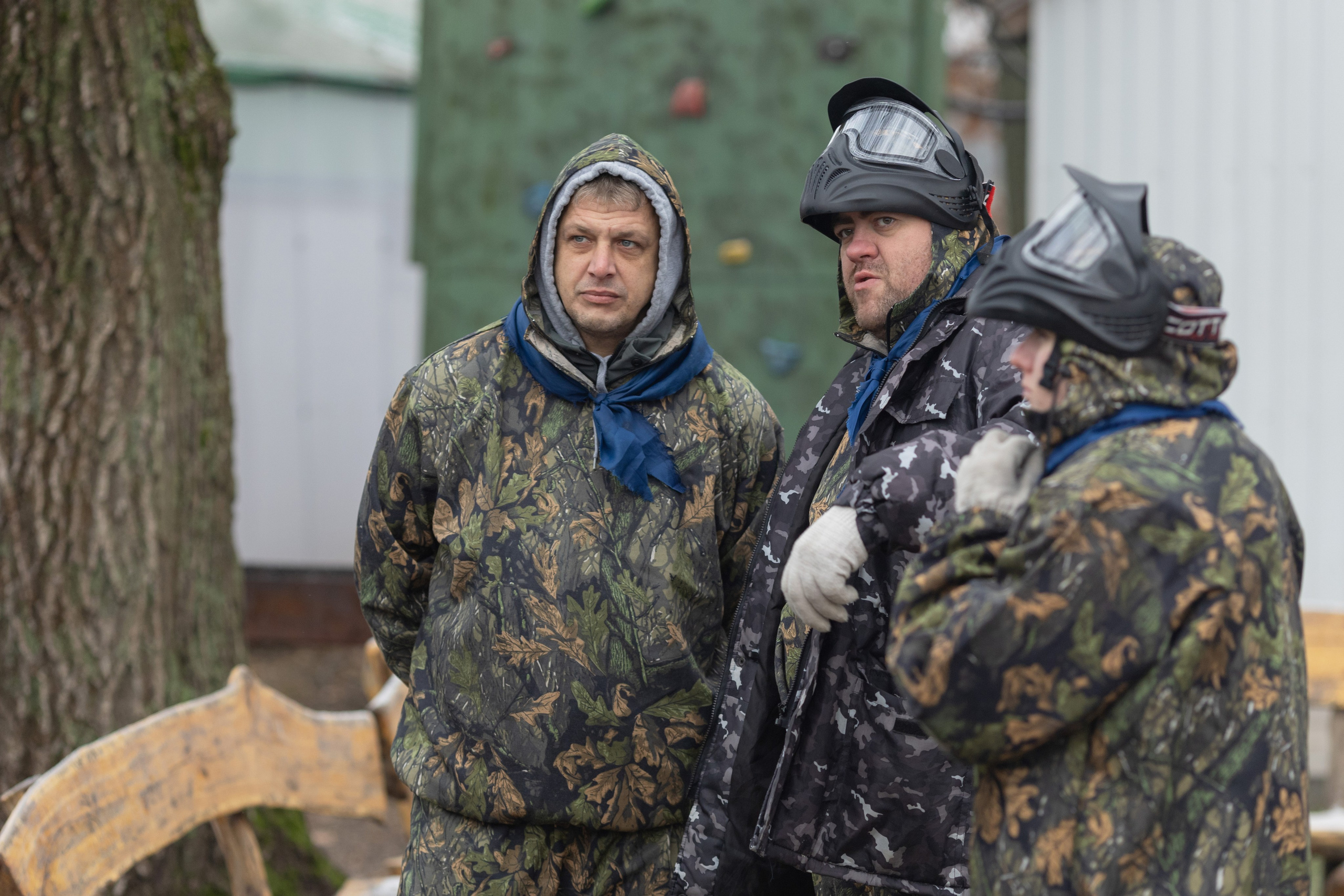 Фото с мероприятия по пейнтболу для Минспорта в Туле