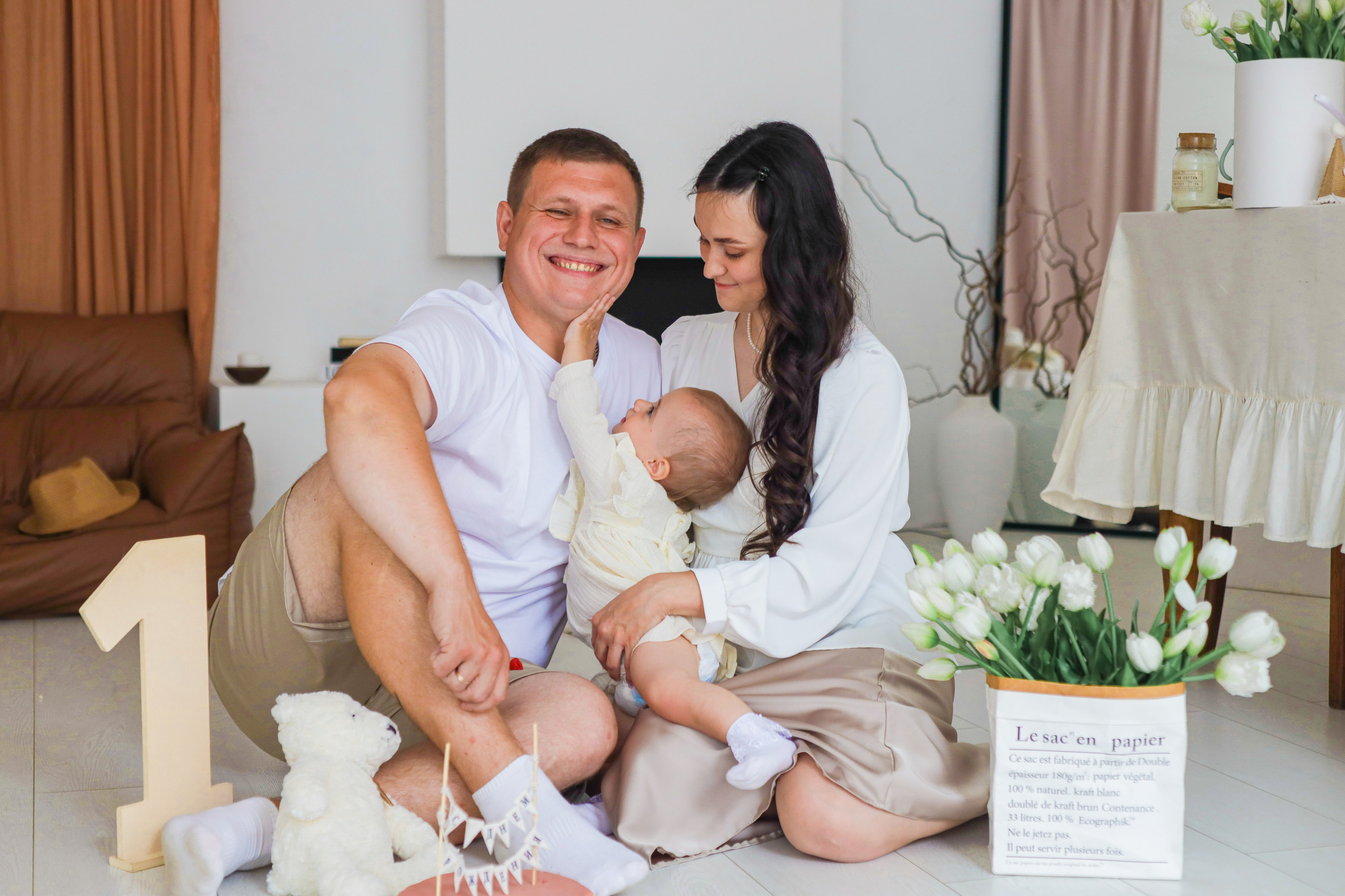 Полина 1 годик. Семейный, детский, свадебный фотограф в Москве, Люберцах