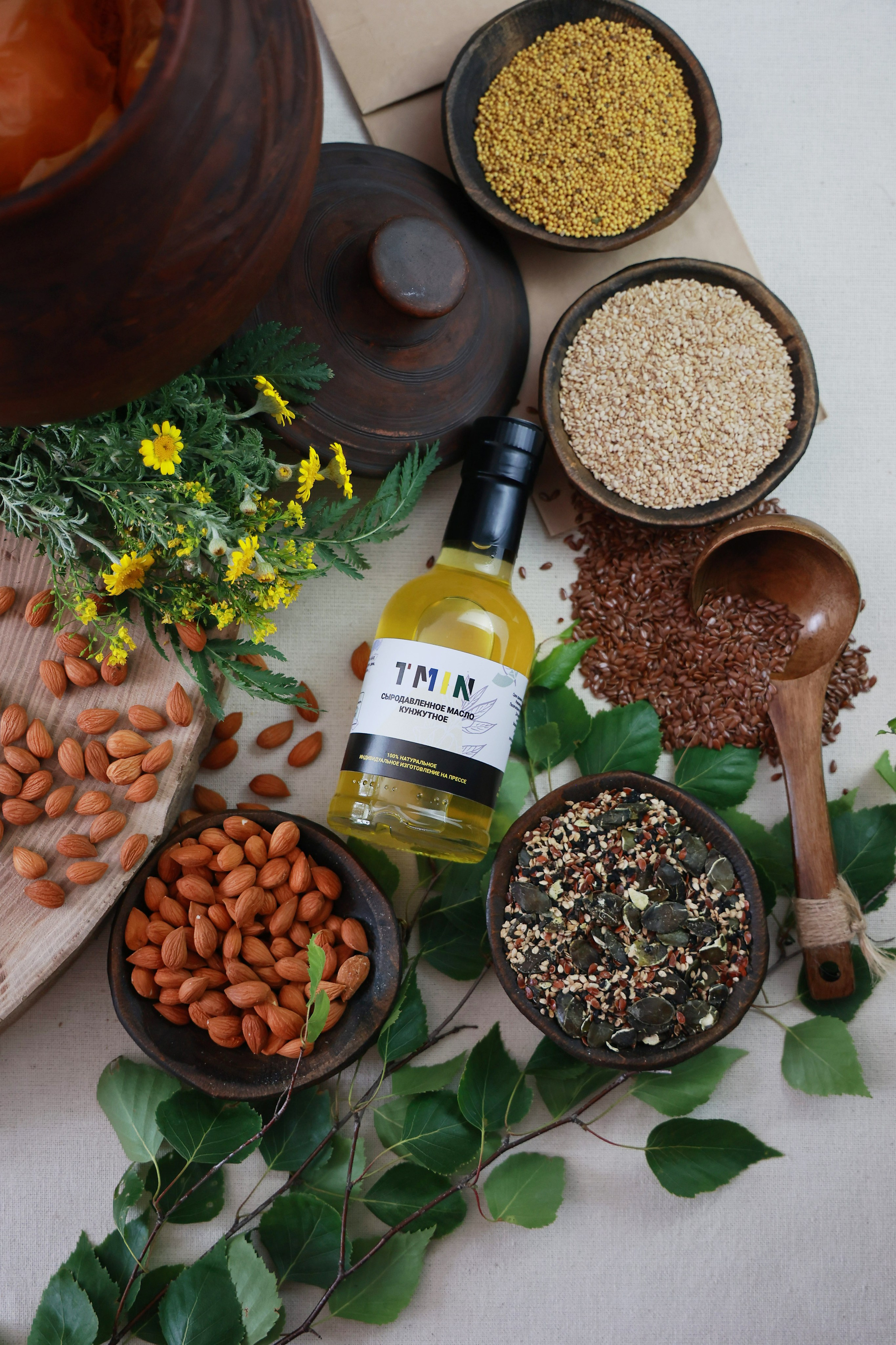 Масла холодного отжима «Tmin». Фотограф, видеограф