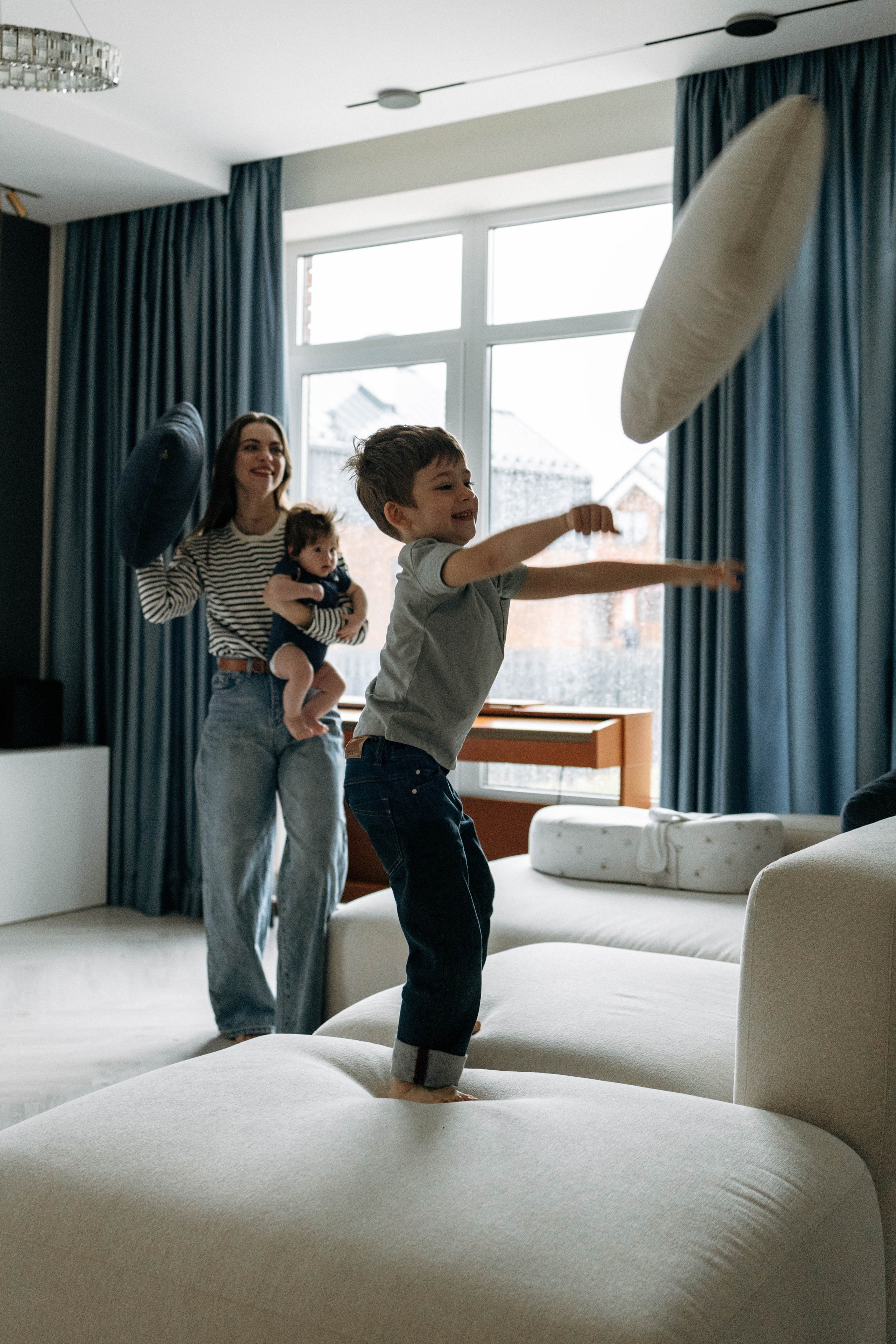 Домашняя фотосессия в загородном доме. Семейный и детский фотограф в Москве Маргарита Сереброва