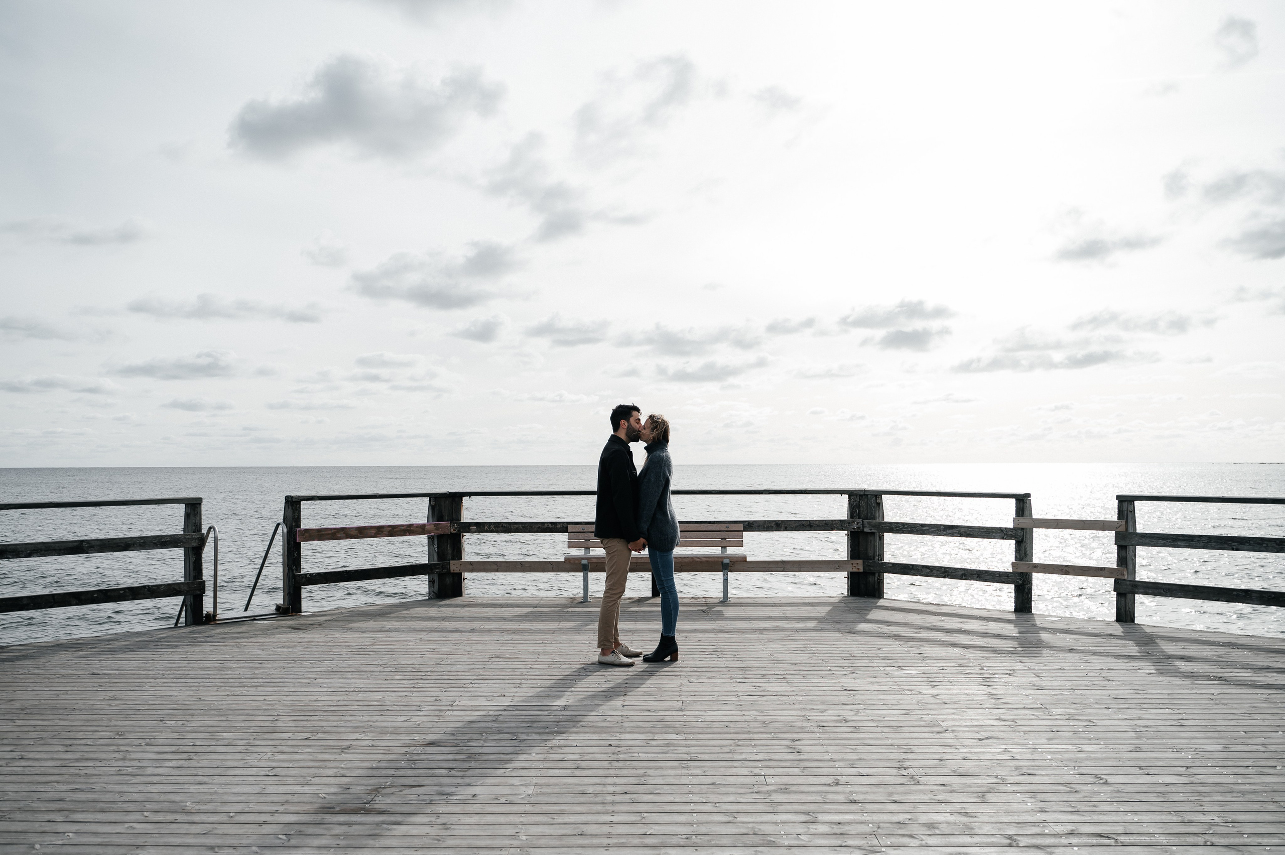 Parfotografering på Skrea strand | Fotograf i Falkenberg. Bröllops- och familjefotograf i Halmstad | Valentina