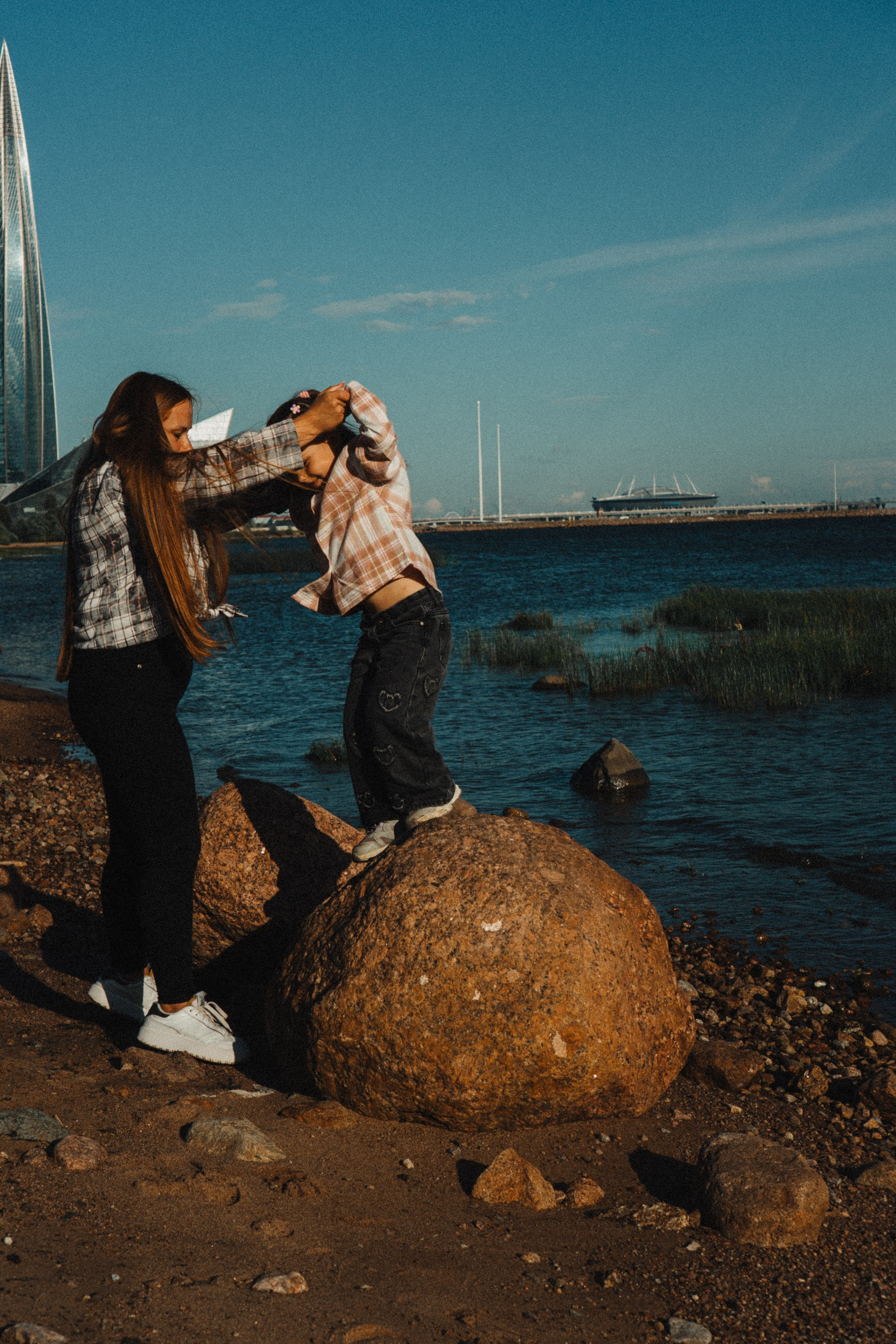 МАМА И ДОЧКА НА ФИНСКОМ ЗАЛИВЕ. Профессиональный фотограф, Санкт-Петербург — Виктория Богомолова