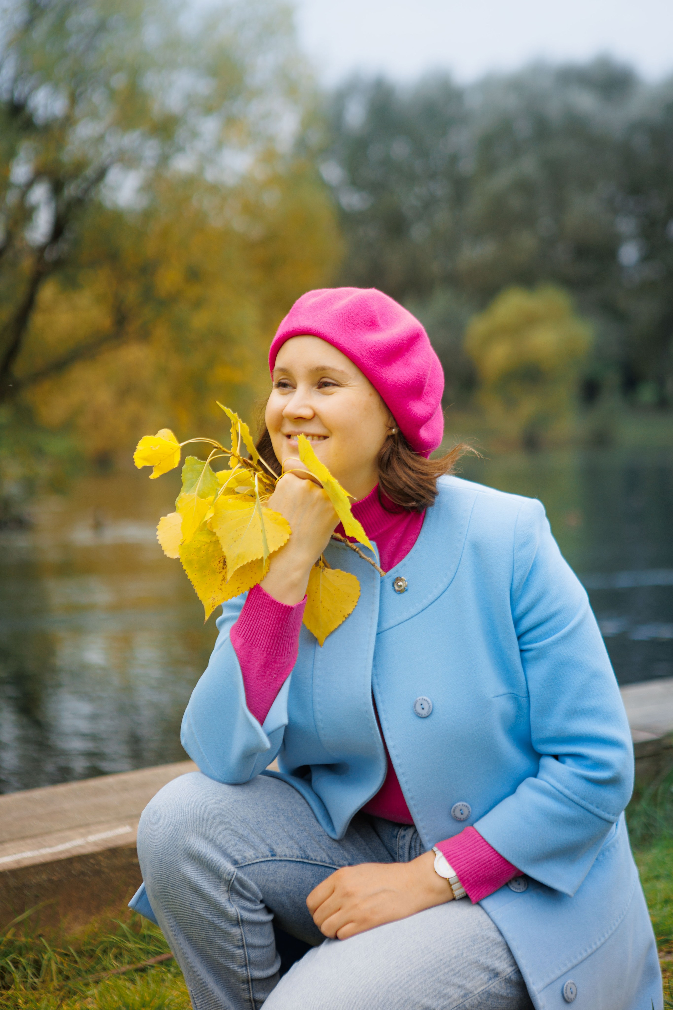 Семейная осенняя фотосессия в парке. Фотограф для вас и вашего бизнеса в Москве Альбина Никифоров