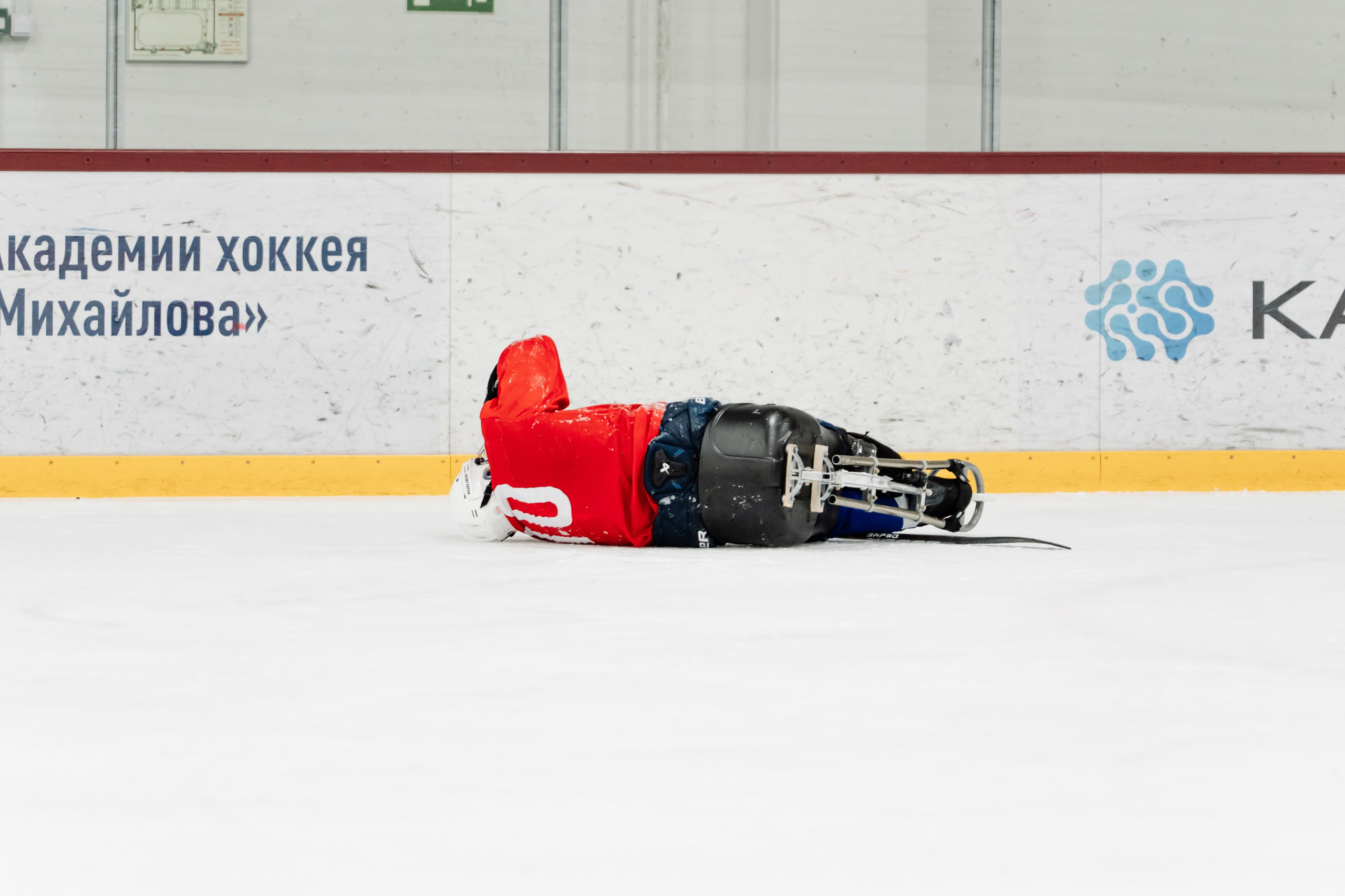 Игра в следж хоккей приуроченная 23.02.26 в арене Сталкер