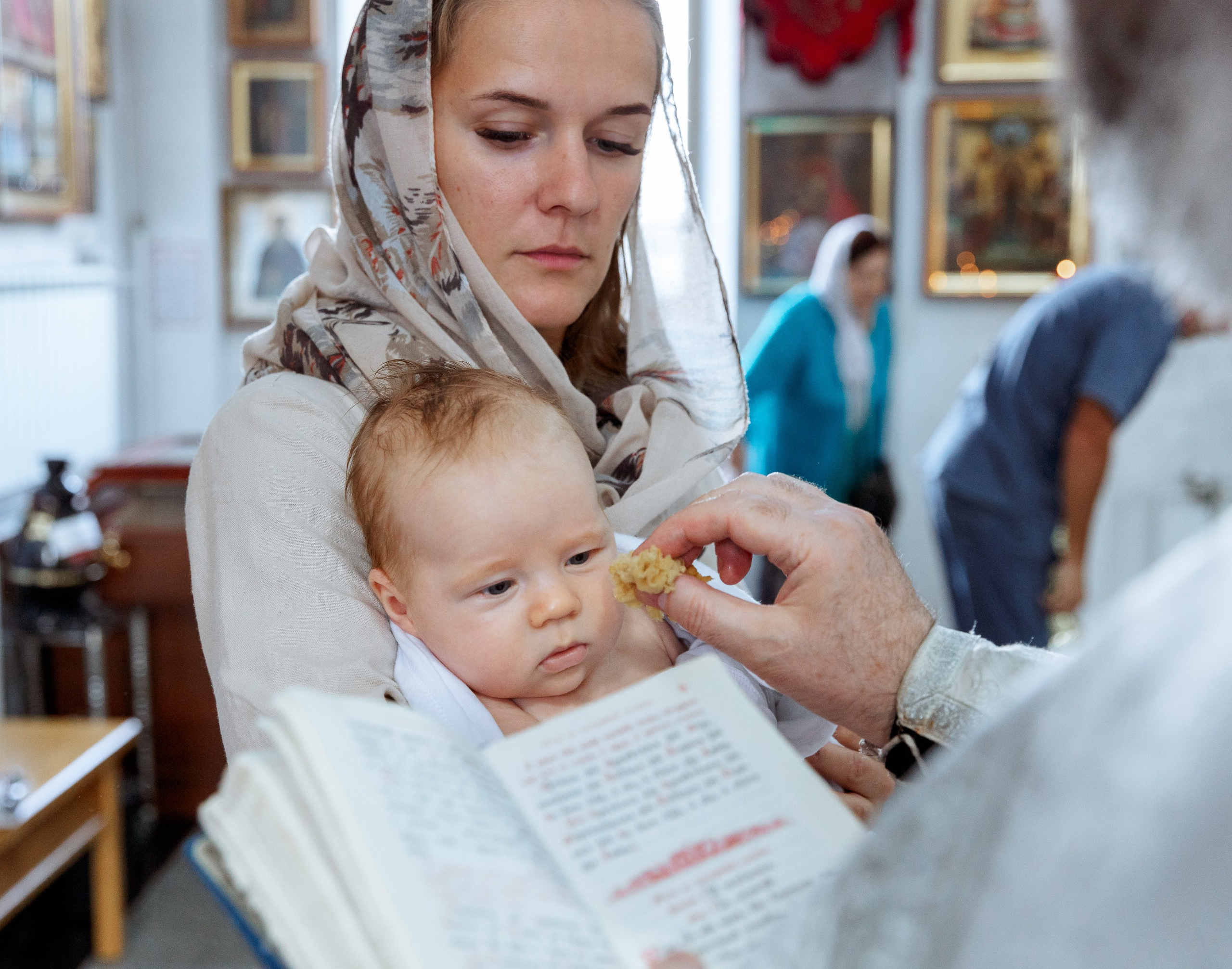 Крещение Сияны. Портретный и семейный фотограф в Москве Ирина Голубчина