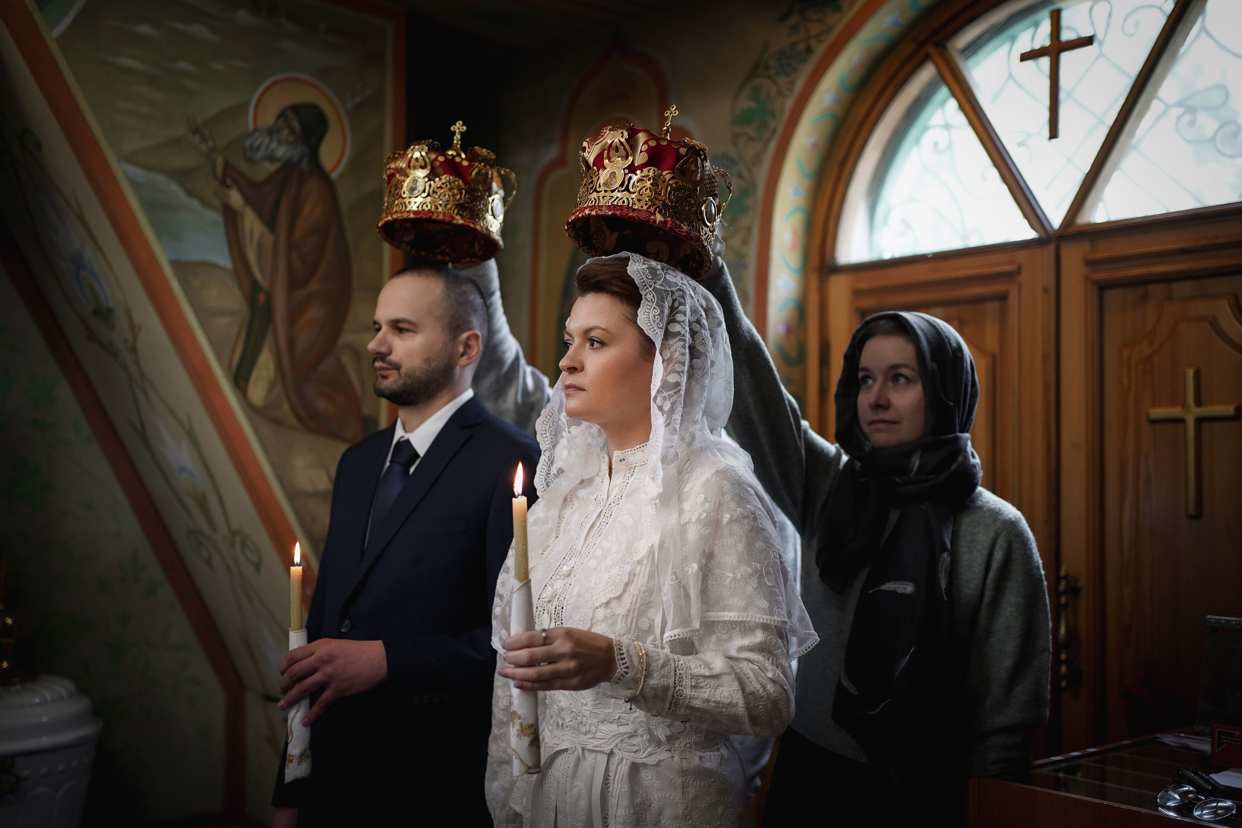 Венчание в Троицком храме. Свадебный фотограф в Ростове-на-Дону. Таинство Крещения и Венчания, семейные фотосессии. Алёна Чёботова