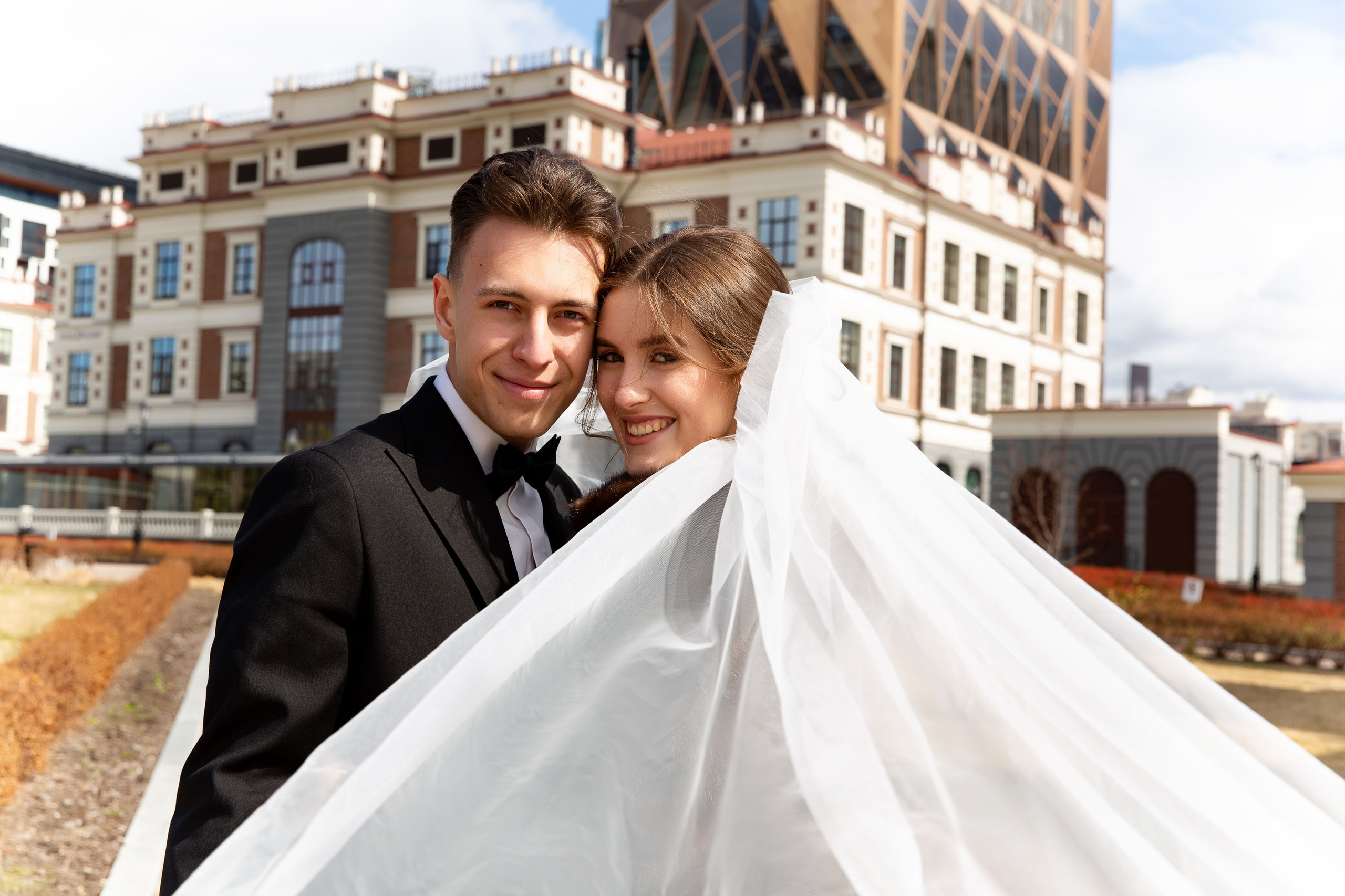 фата на ветру красивое здание ул. Горького особняки на ул. Горького, 