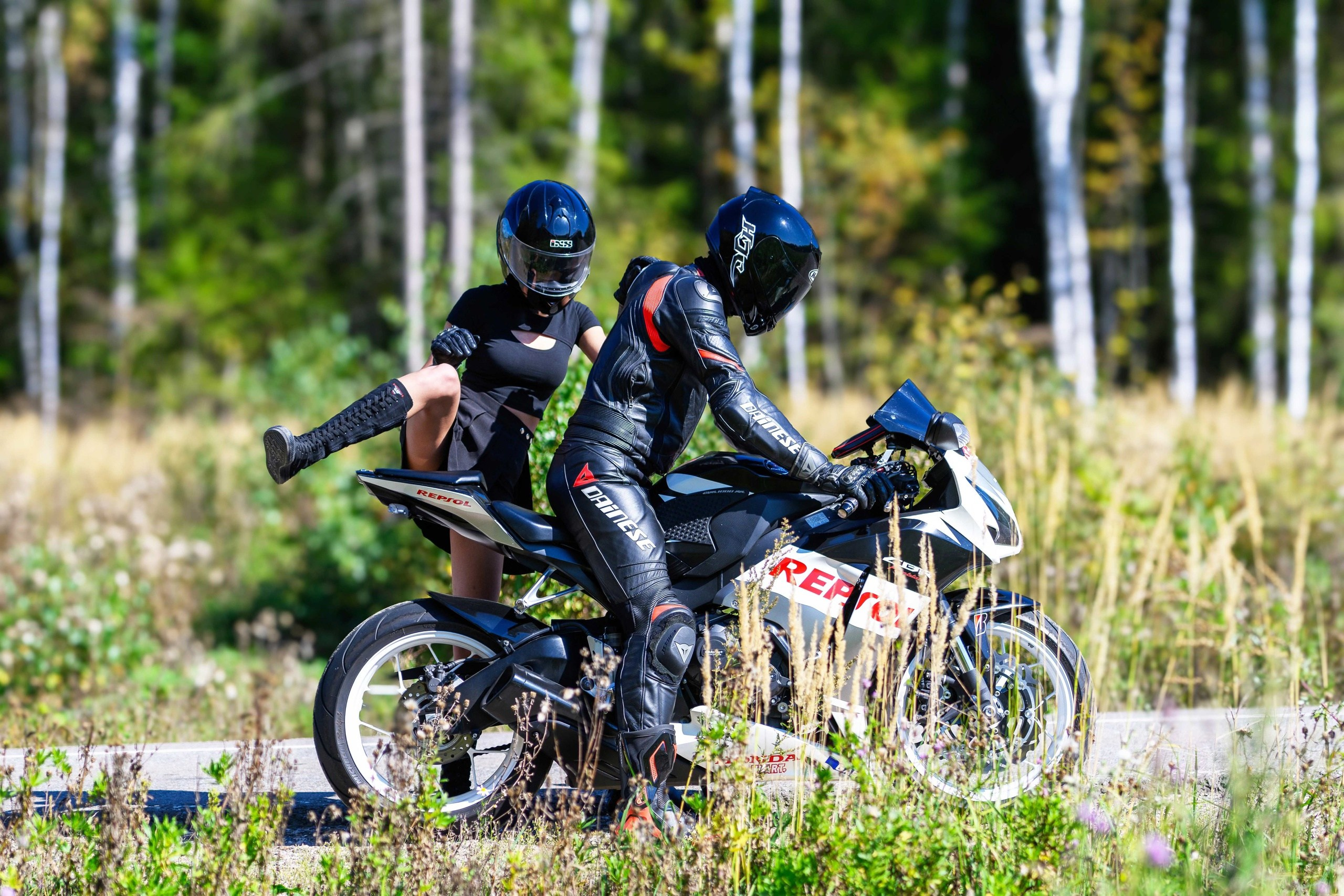 Фотосессии с мотоциклами. Спортивный и женский фотограф и видеограф в Завидово и Конаково Андрей Герасимов