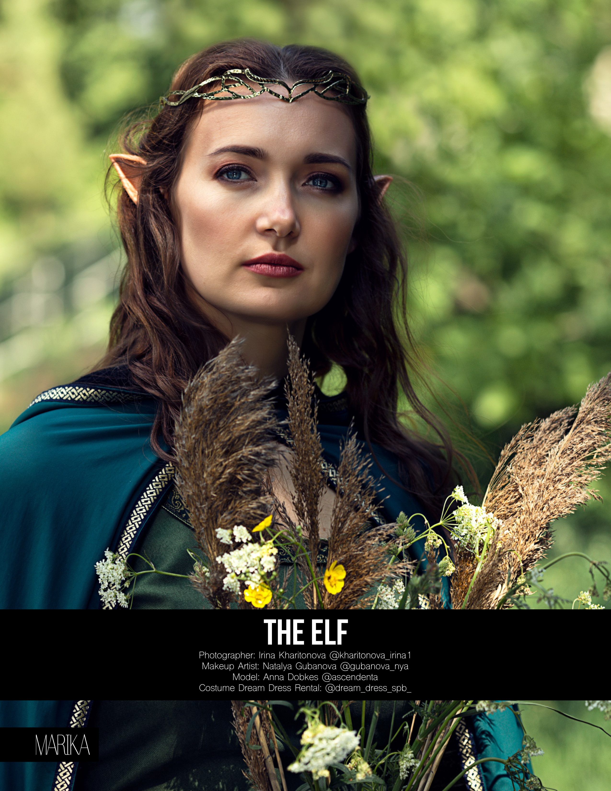 ОБЛОЖКА В ЖУРНАЛЕ MARIKA MEDIA · Print · 💛FREE | FINE-ART | JULY ISS.THE ELF.В кадре Анна Добкес Визажист-стилист Наталья Губанова Образ Эльфийки (платье, плащ) Костюмерная Dream Dress #фотограф #харитоноваирина #обложкажурнала