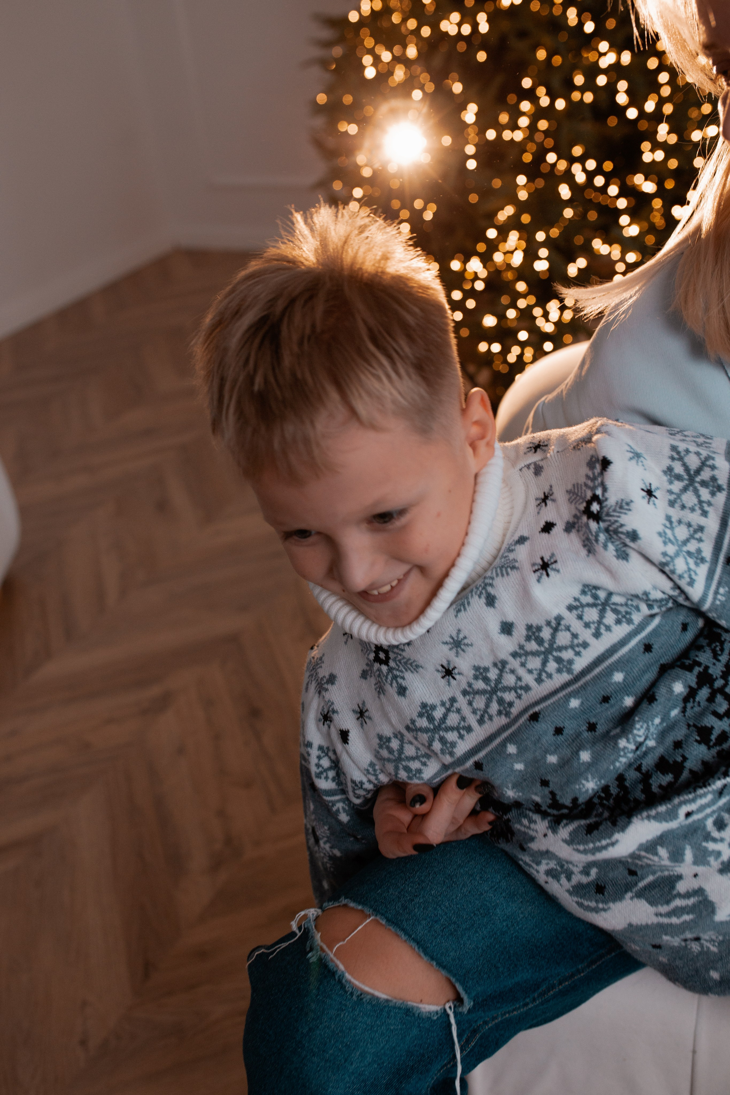 Инна с семьёй