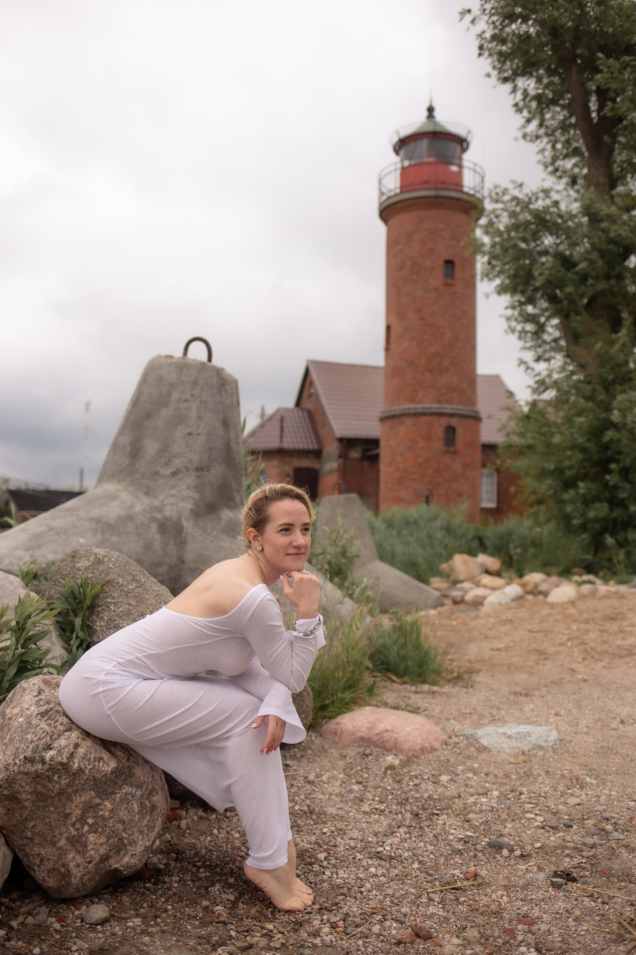 Катя. Маяк в Заливино. Фотограф в Калининграде Решетникова Алина