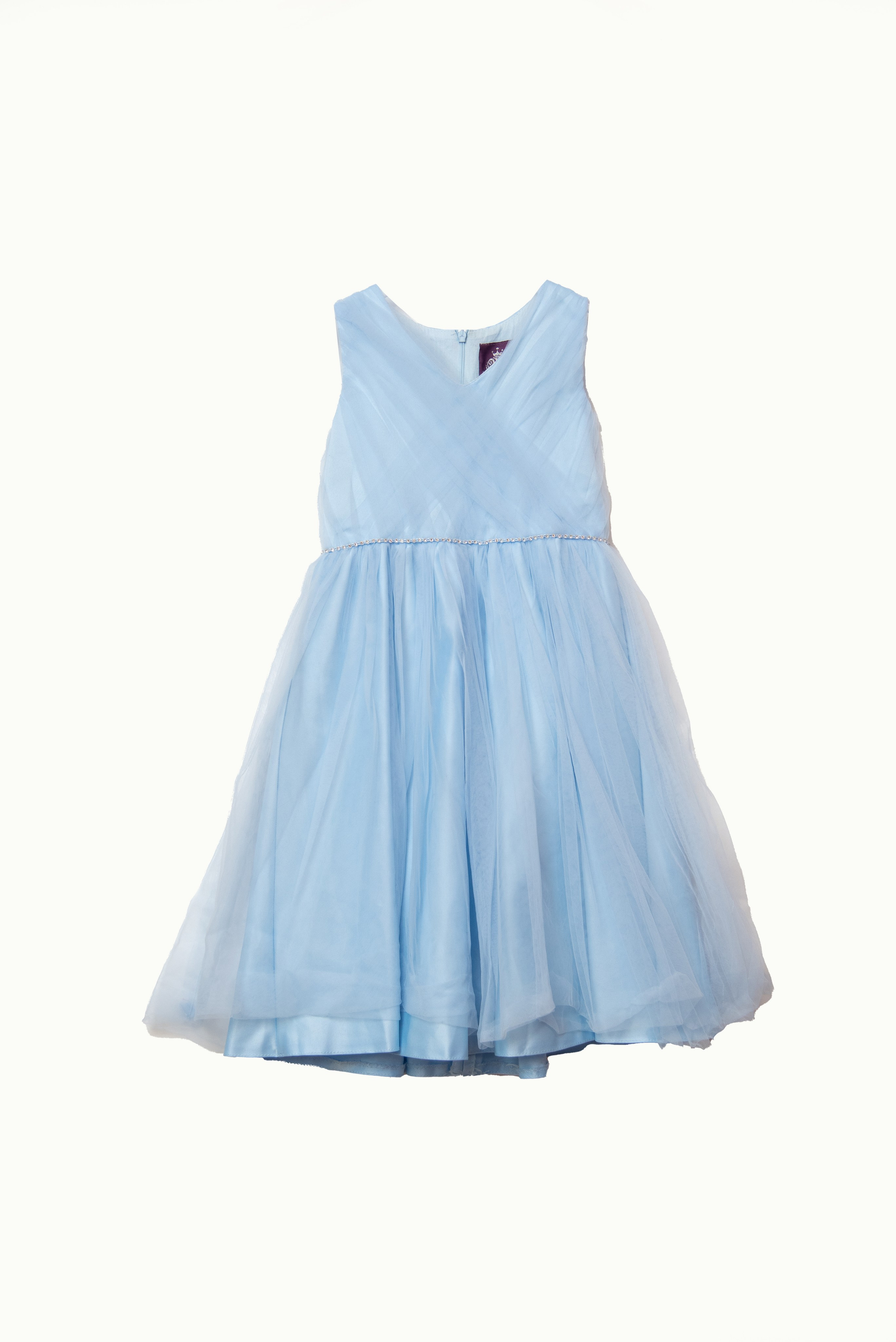 Детская фотосессия в Иркутске платье детское голубое фатиновое фэмилилук