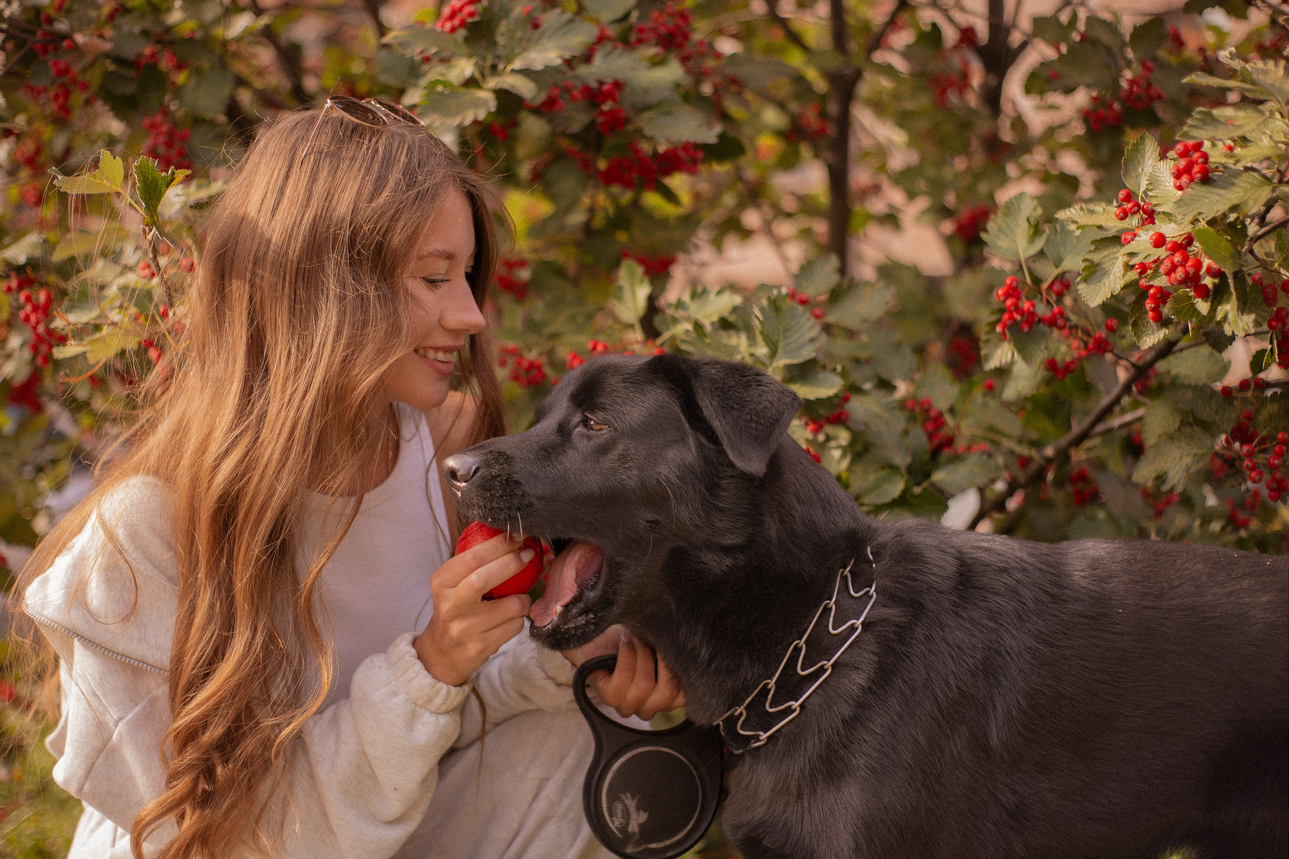 Анна и Лаки. Фотограф-анималист Мария Баркевич | Москва