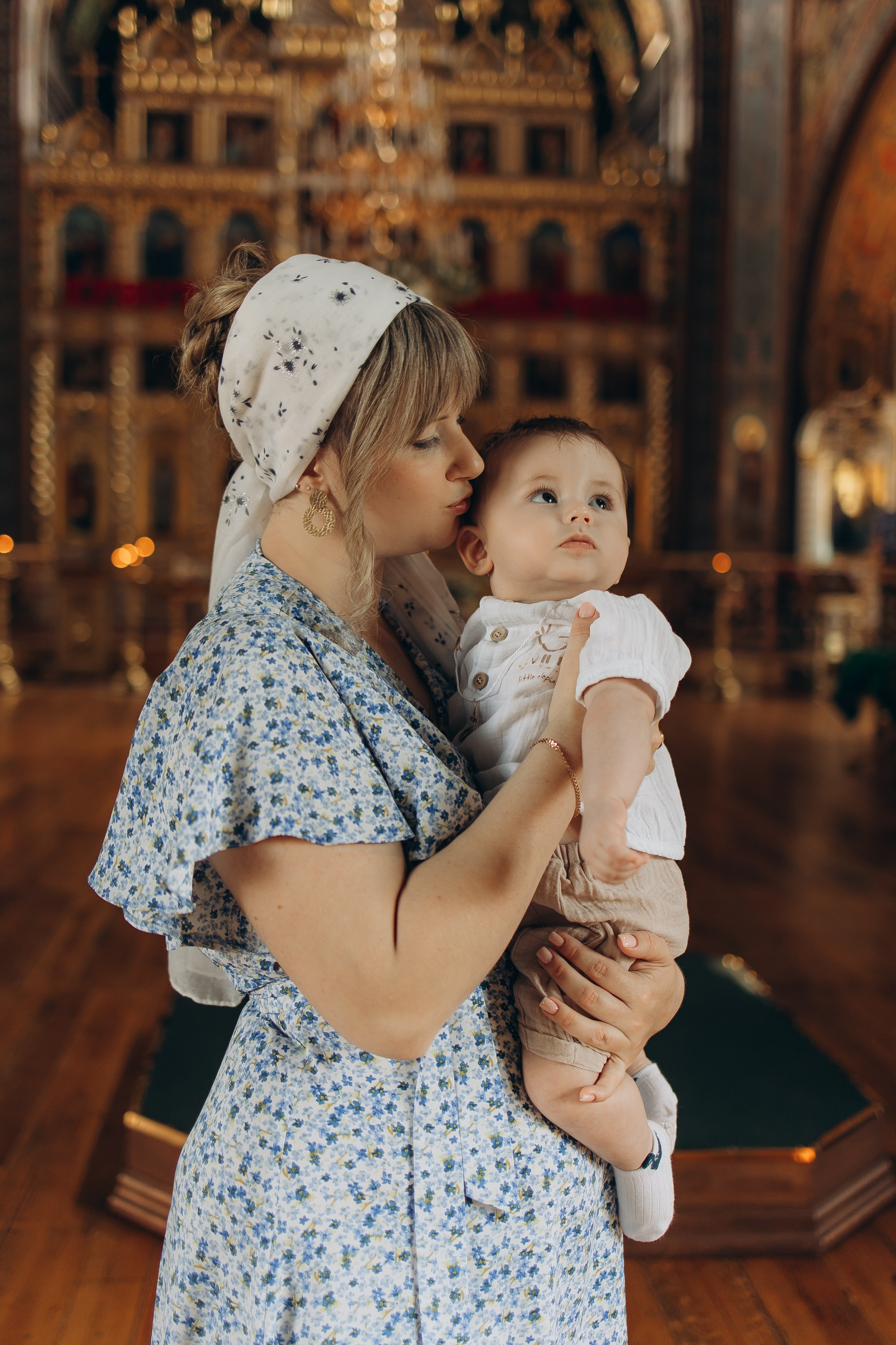 Таинство Крещения Михаила. Семейный фотограф в Краснодаре Храмова Анна