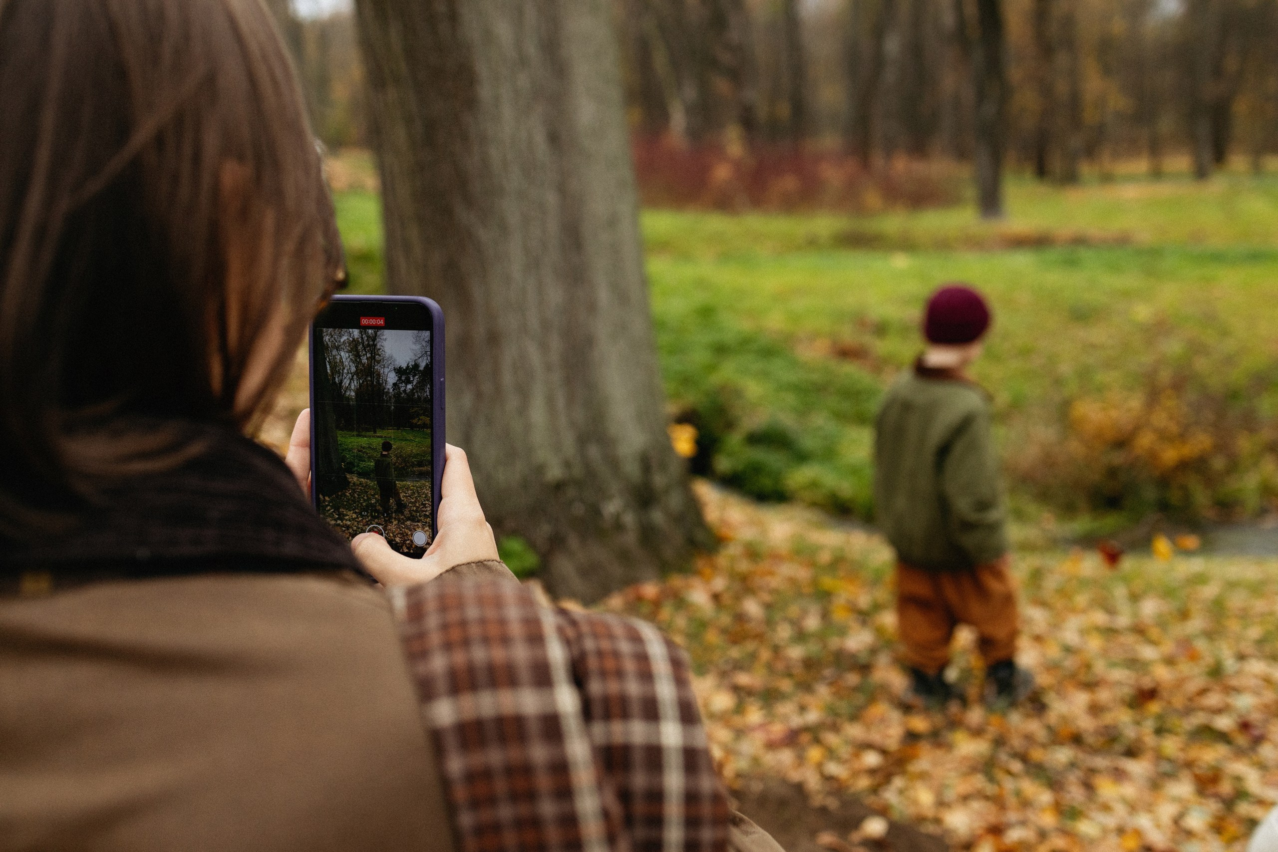 Семейная осенняя фотосессия в парке. Вера Пьянцева семейный, свадебный и парный фотограф в Санкт-Петербурге