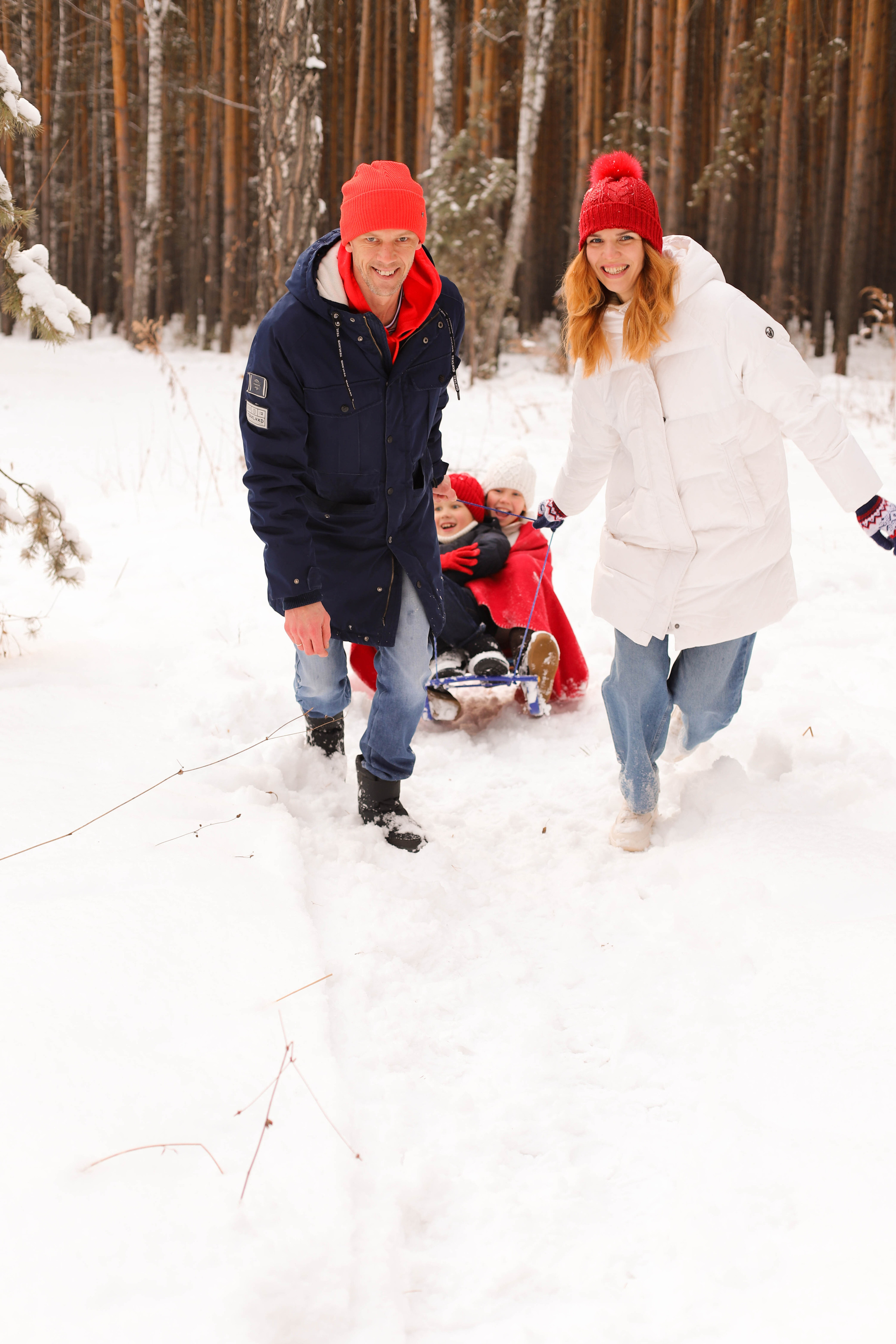 В сосновом лесу. Семейный и детский фотограф в Красноярске Анна Шори