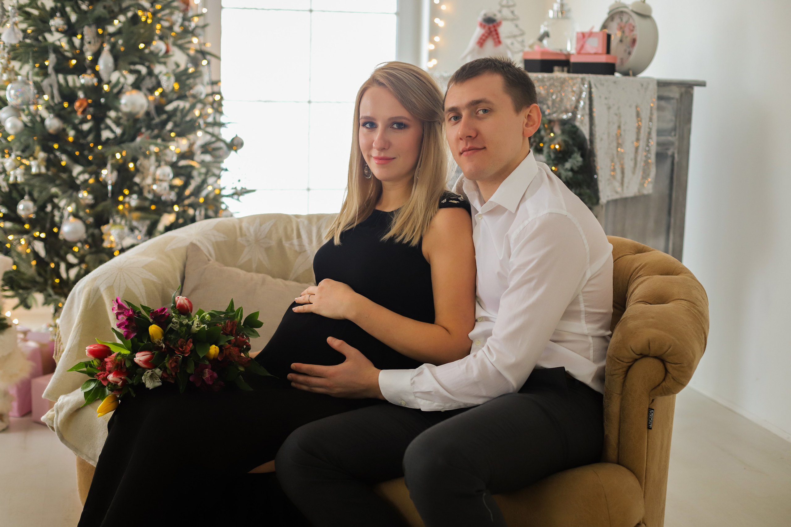 Рождественское ожидание чуда. Семейный и детский фотограф в Красноярске Анна Шори