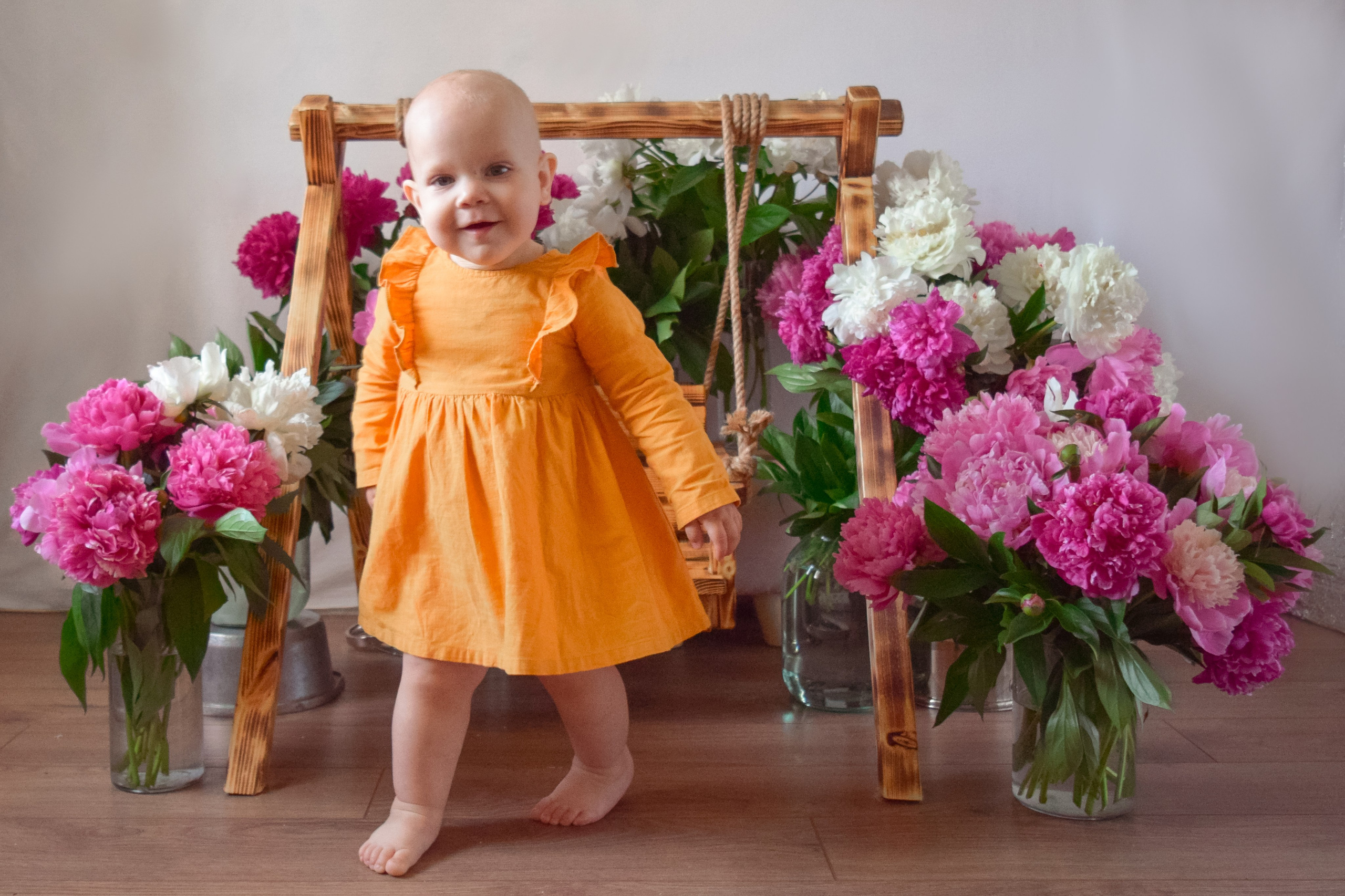 Полина и Даня пионы. Семейный и детский фотограф в Михайловке Татьяна Лестьева