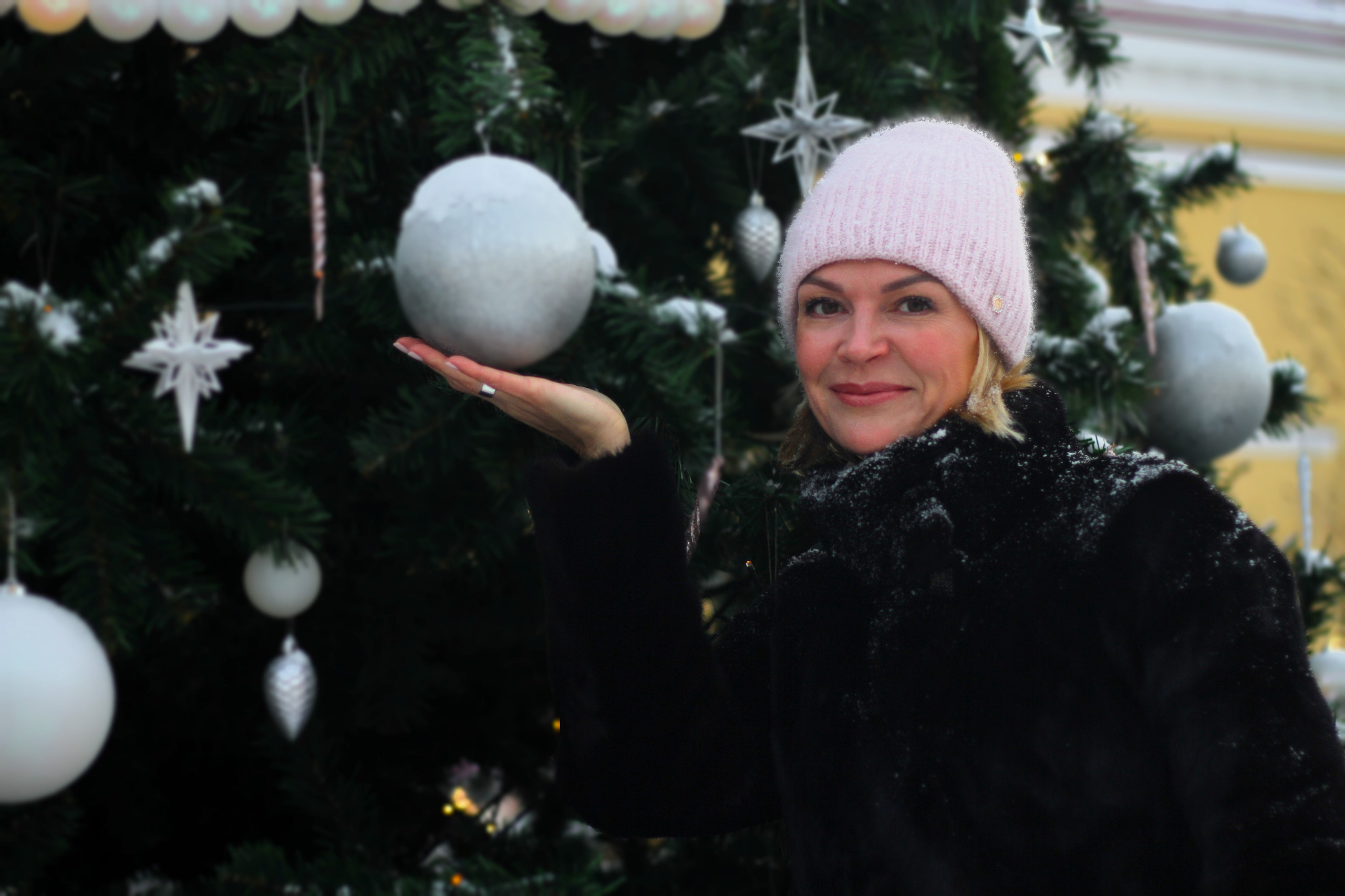 Зимняя фотосессия в Никольских Рядах. Позитивный контент-фотограф в Санкт-Петербурге Мария Устинова