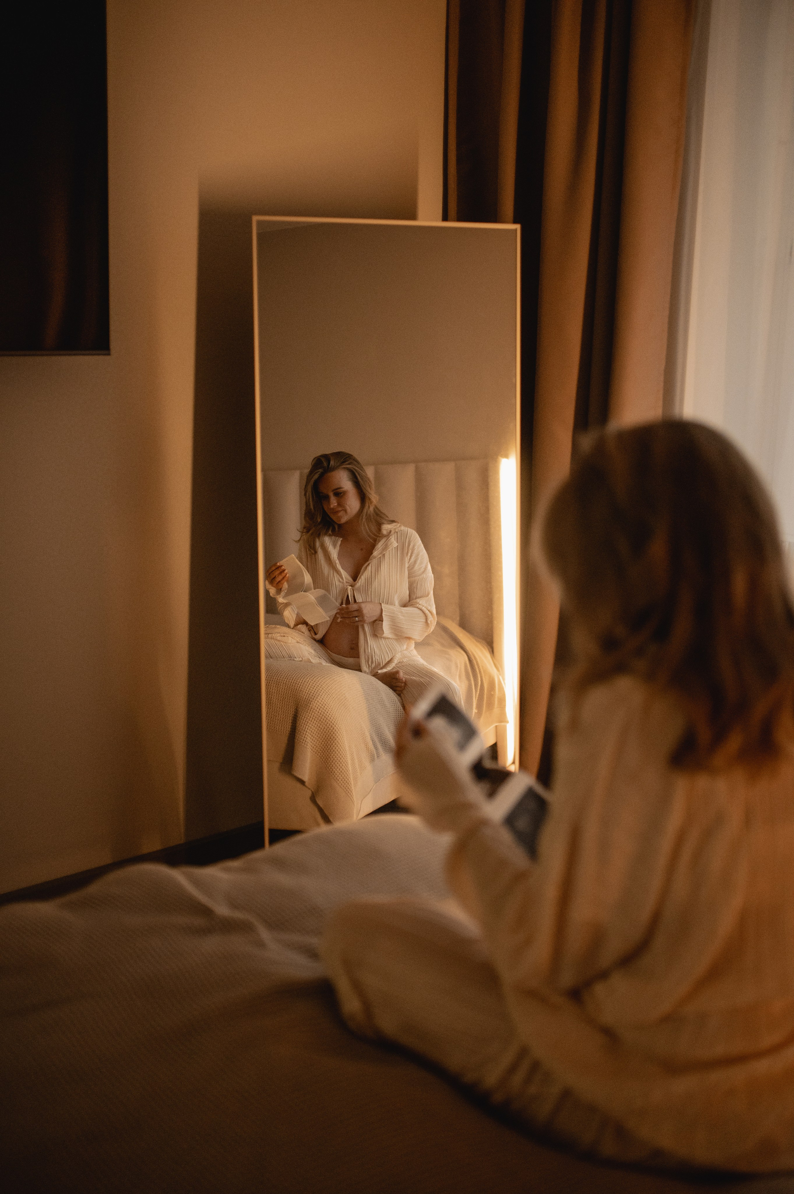 Домашняя фотосессия беременности. Семейная фотосессия Бутово Москва фотограф Алина Морщагина