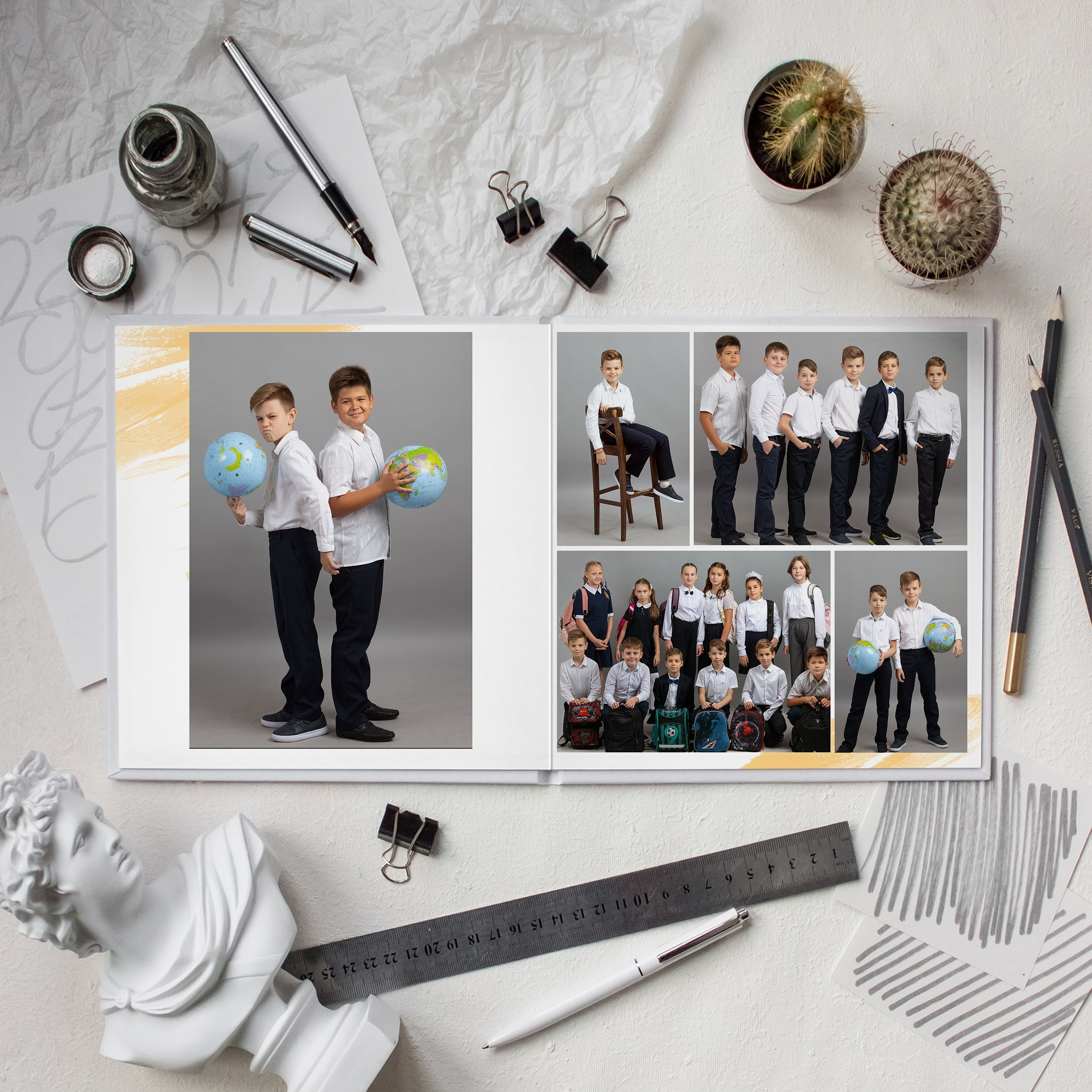🎓 Начальная школа. Выпускные альбомы для школы и детского сада — школьный фотограф Подольск, Троицк, Щербинка, Москва