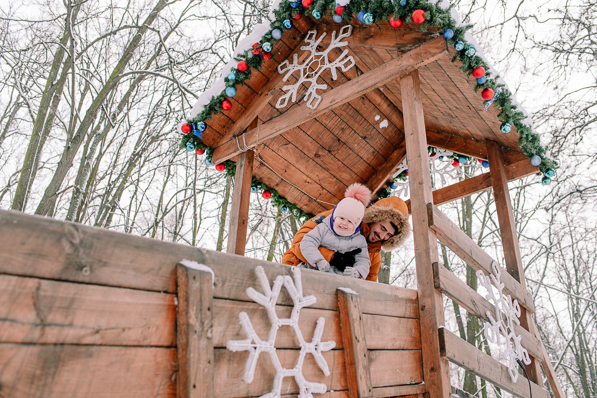 Ева, снежинки, ватрушки. Семейный и свадебный фотограф в Рязани Лиза Голованова
