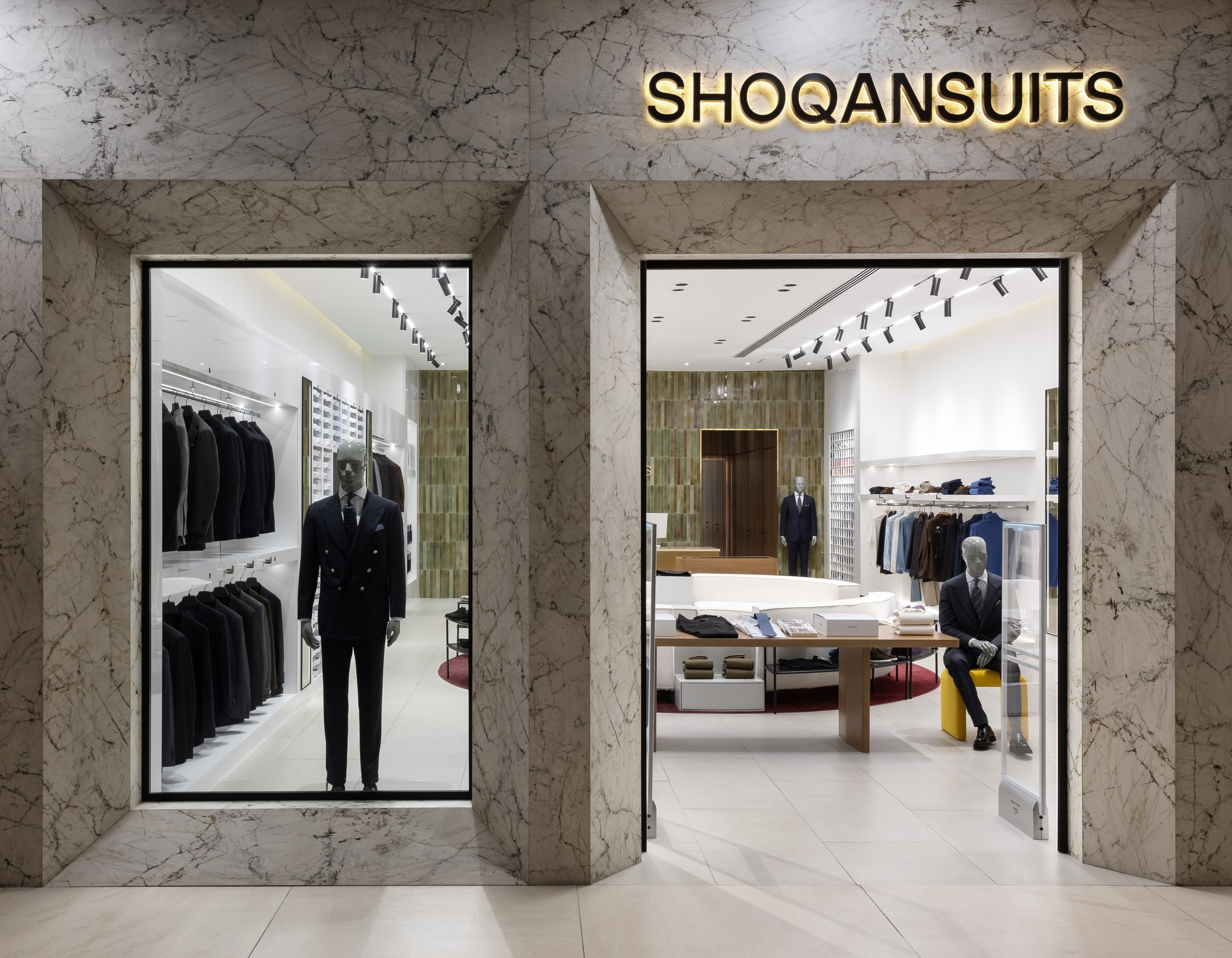 Флагманский магазин мужской одежды, бренд SHOQAN, г. Алматы