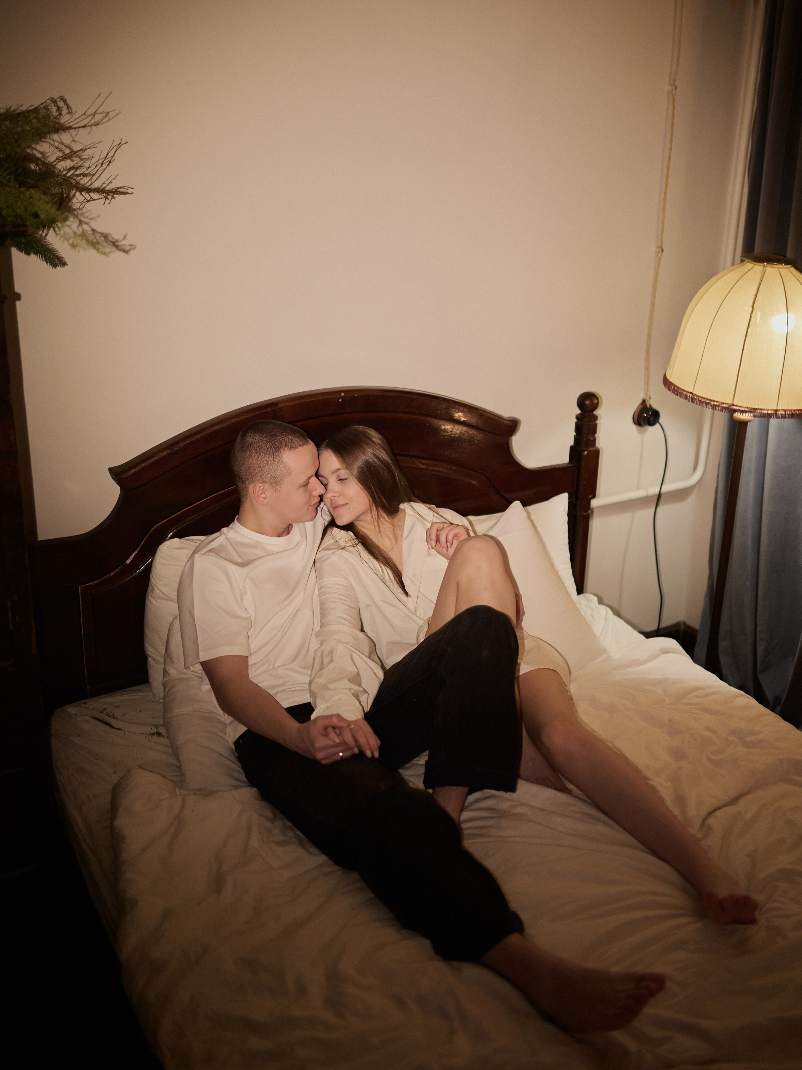 Подарок на годовщину — новогодняя съемка. Фотограф СПБ Засорина Юлия