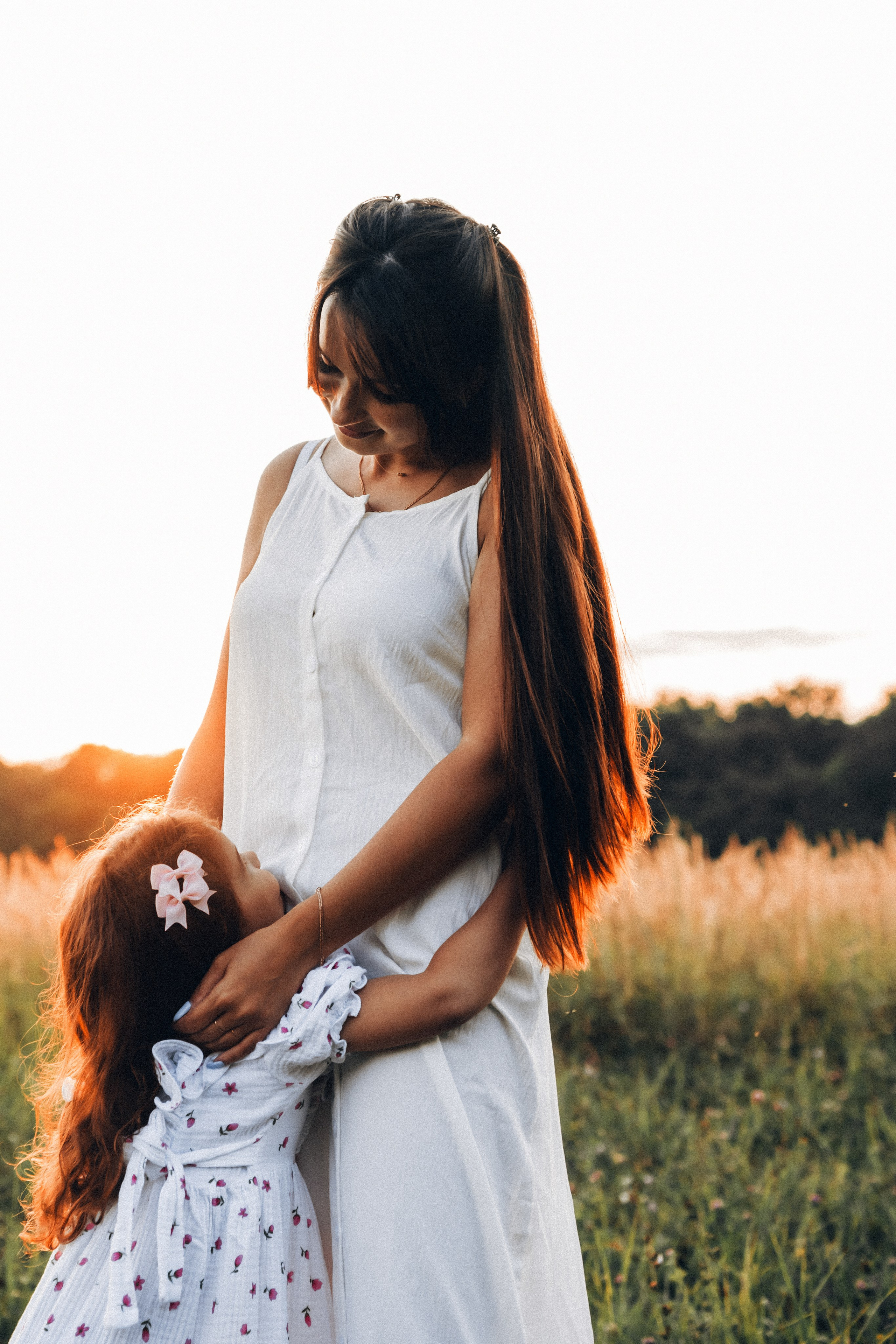 Семейная съемка на закате