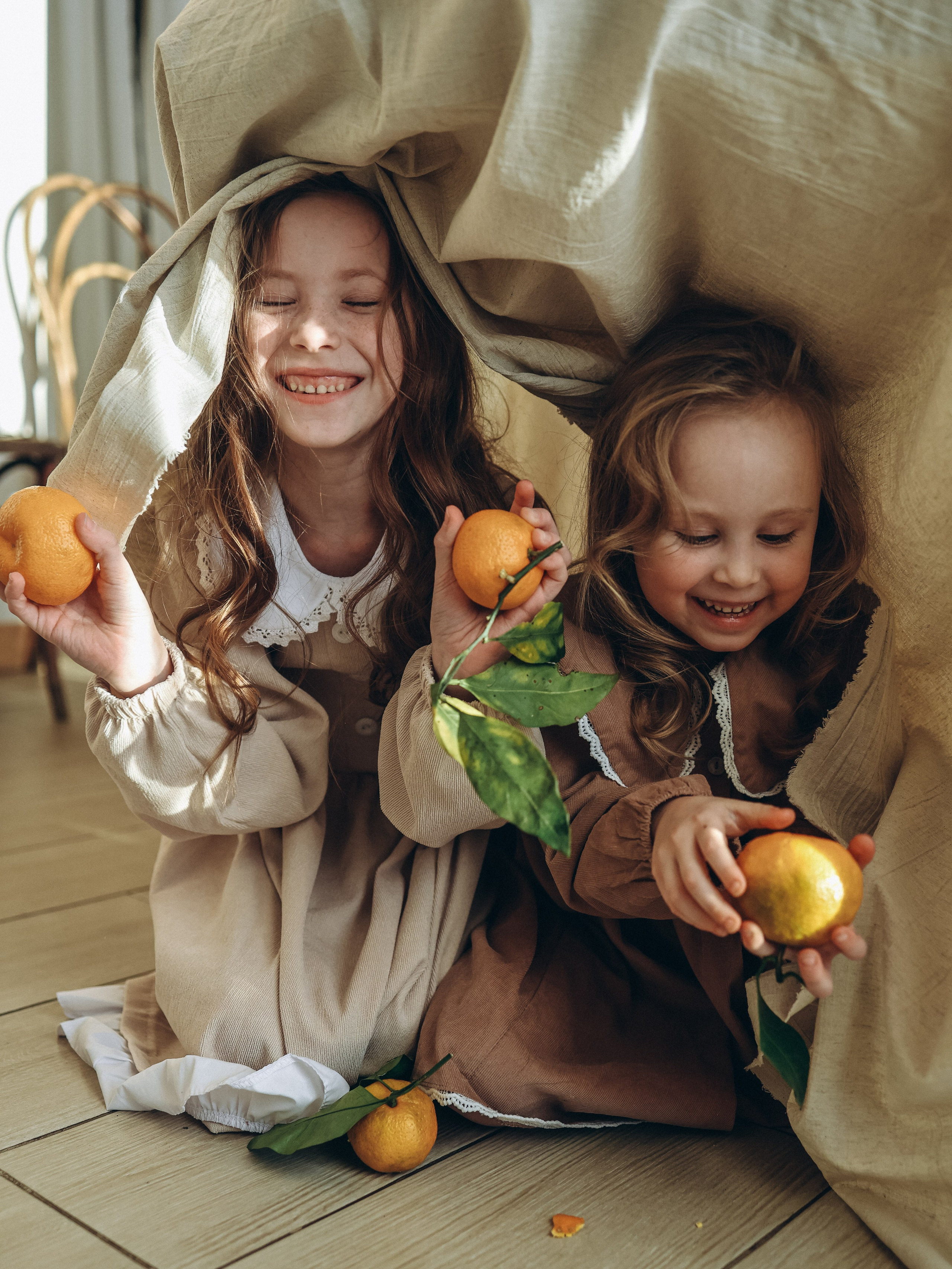 Мандариновое настроение. Семейный и детский фотограф в  г. Екатеринбурге Холодова Юлия