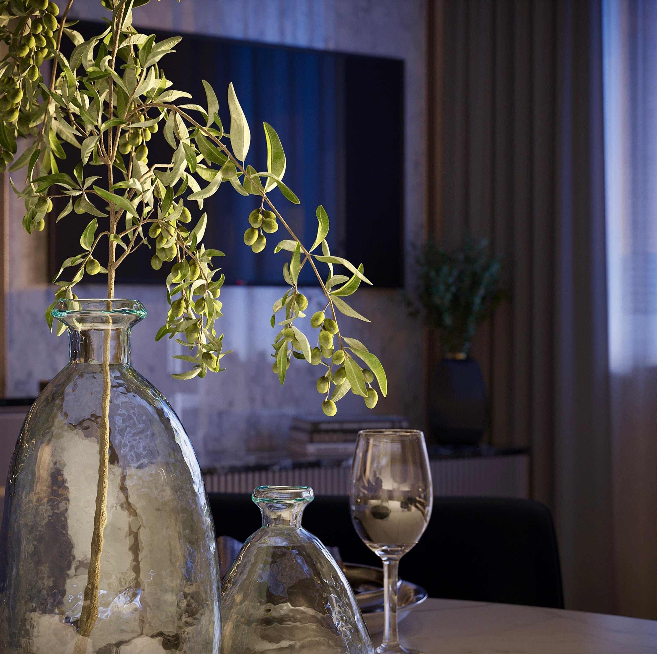 Modern Apartment for a Family of Three — Full Interior Design. 3D INTERIOR AND ARCHITECTURE VISUALIZATION