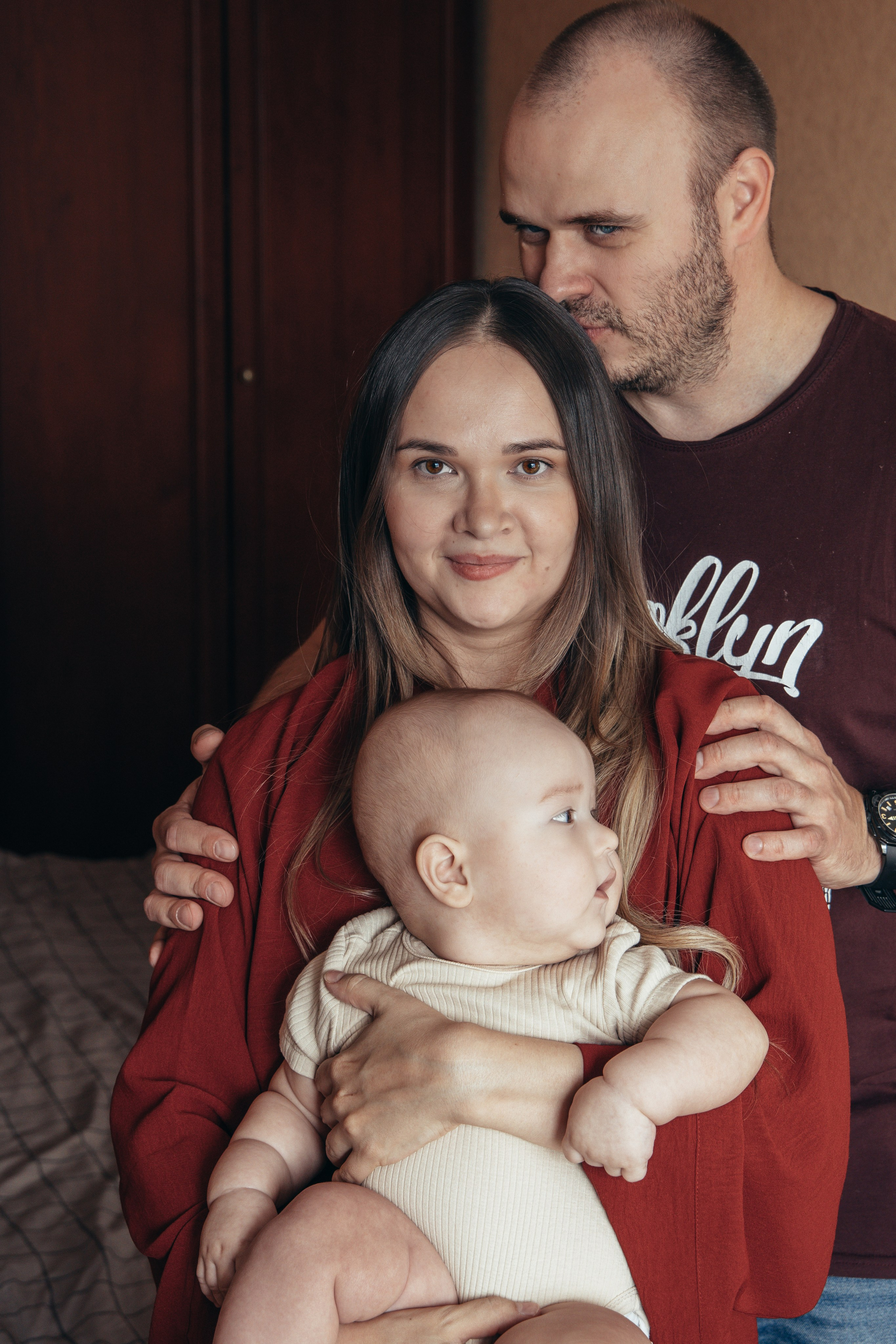 Домашняя семейная фотосессия. Свадебный и семейный фотограф в Красноярске Леонид Максимов