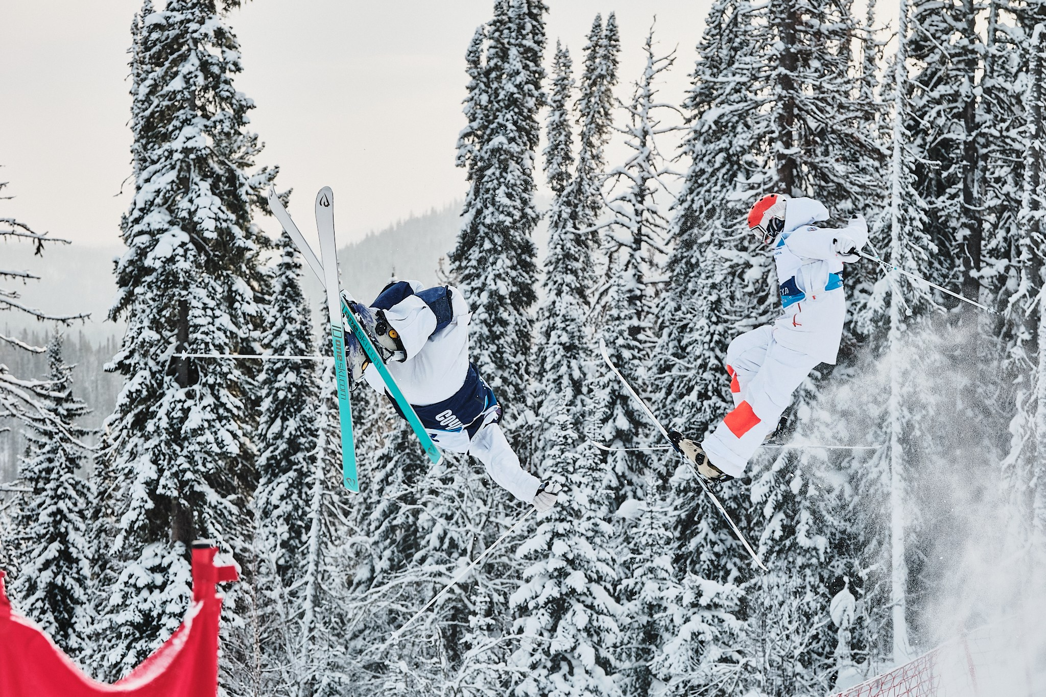 Фотосъемка соревнований по лыжному фристайлу