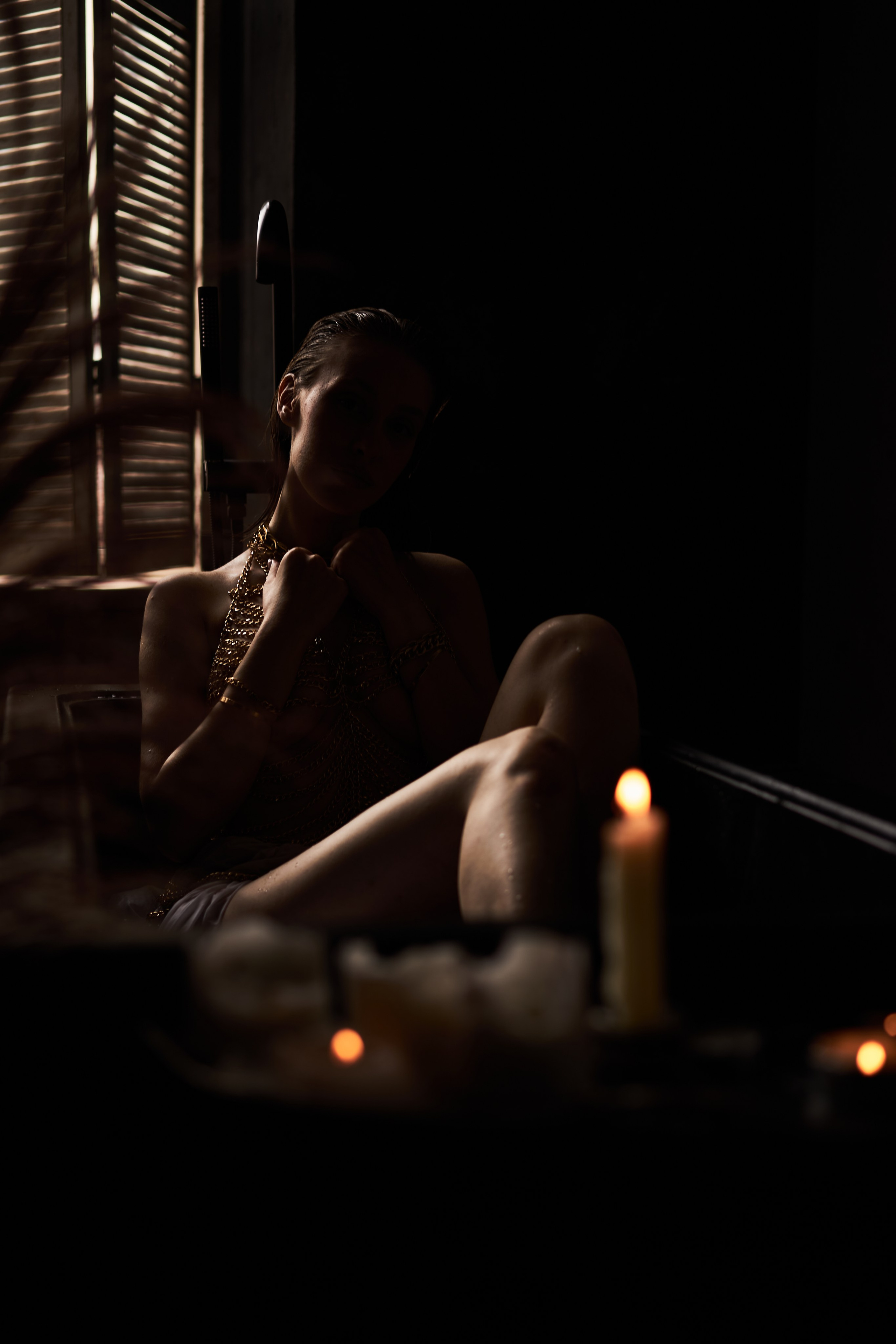 Будуарная фотосессия в студии. Фотограф Екатеринбург Кокшарова Александра