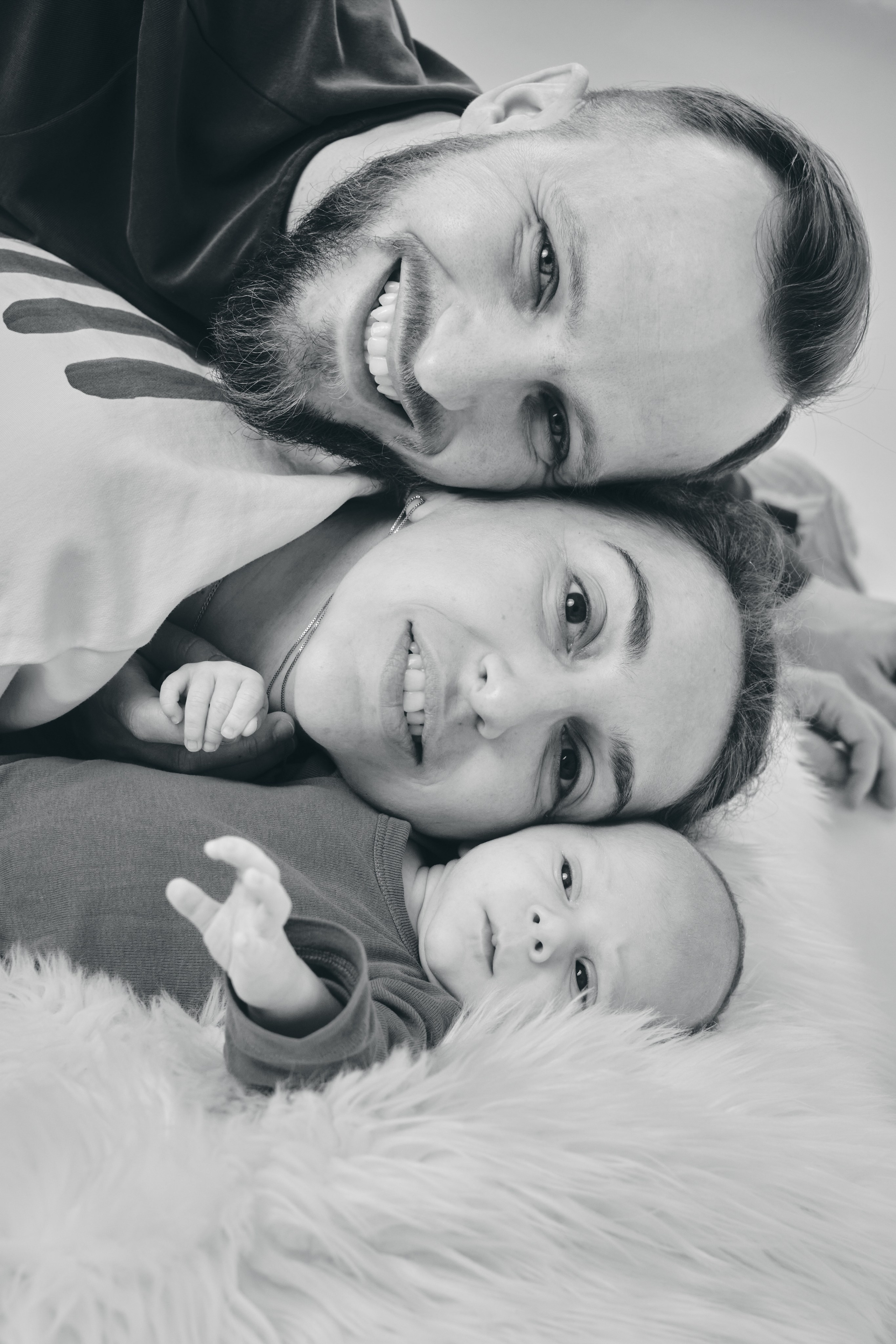 Ньюборн фотосессия друзей, в моей студии, в Подмосковье