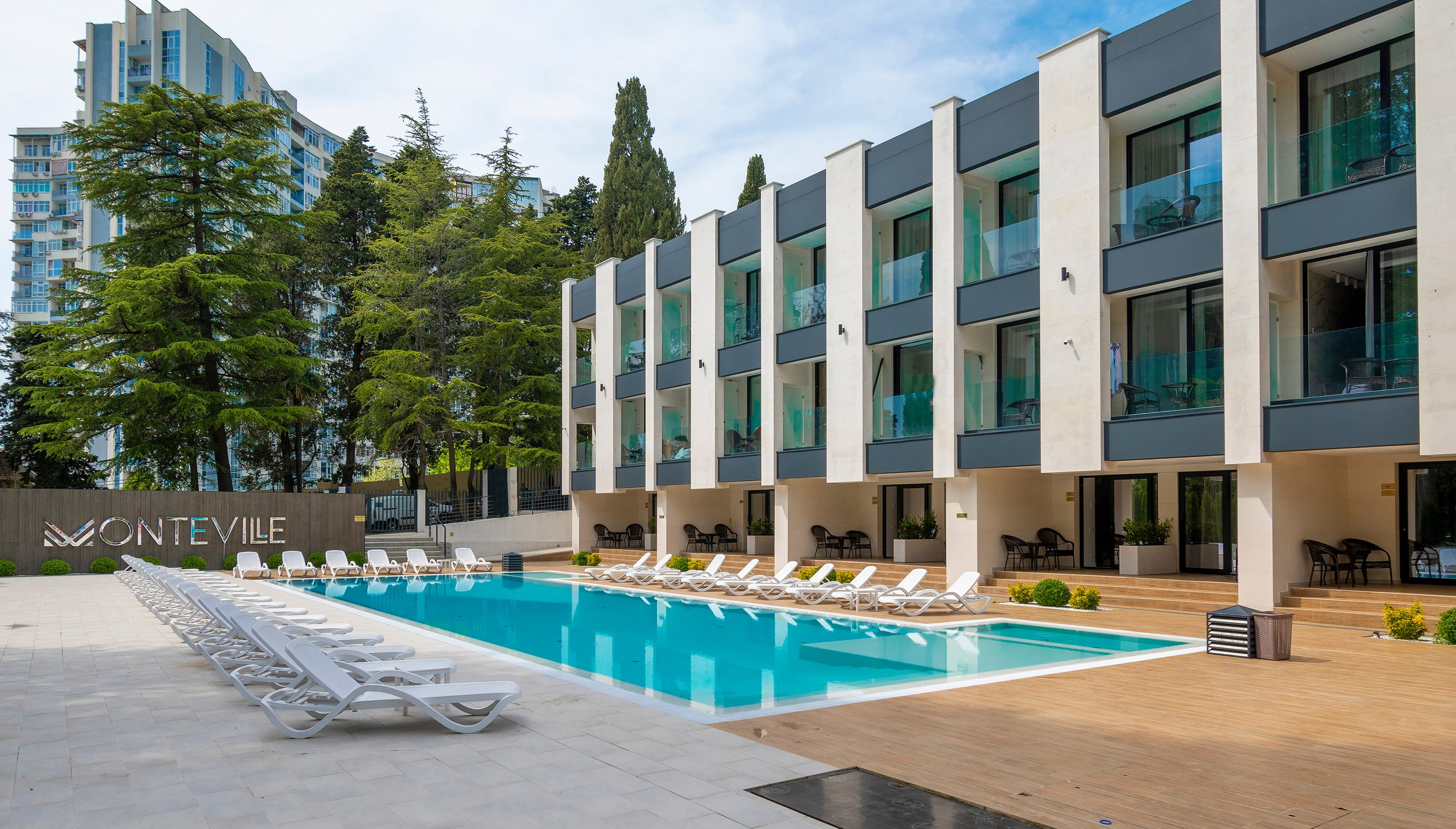 Номер Апарт-отеля Монтевиль. Интерьерный фотограф в Сочи | Роман Сусленко