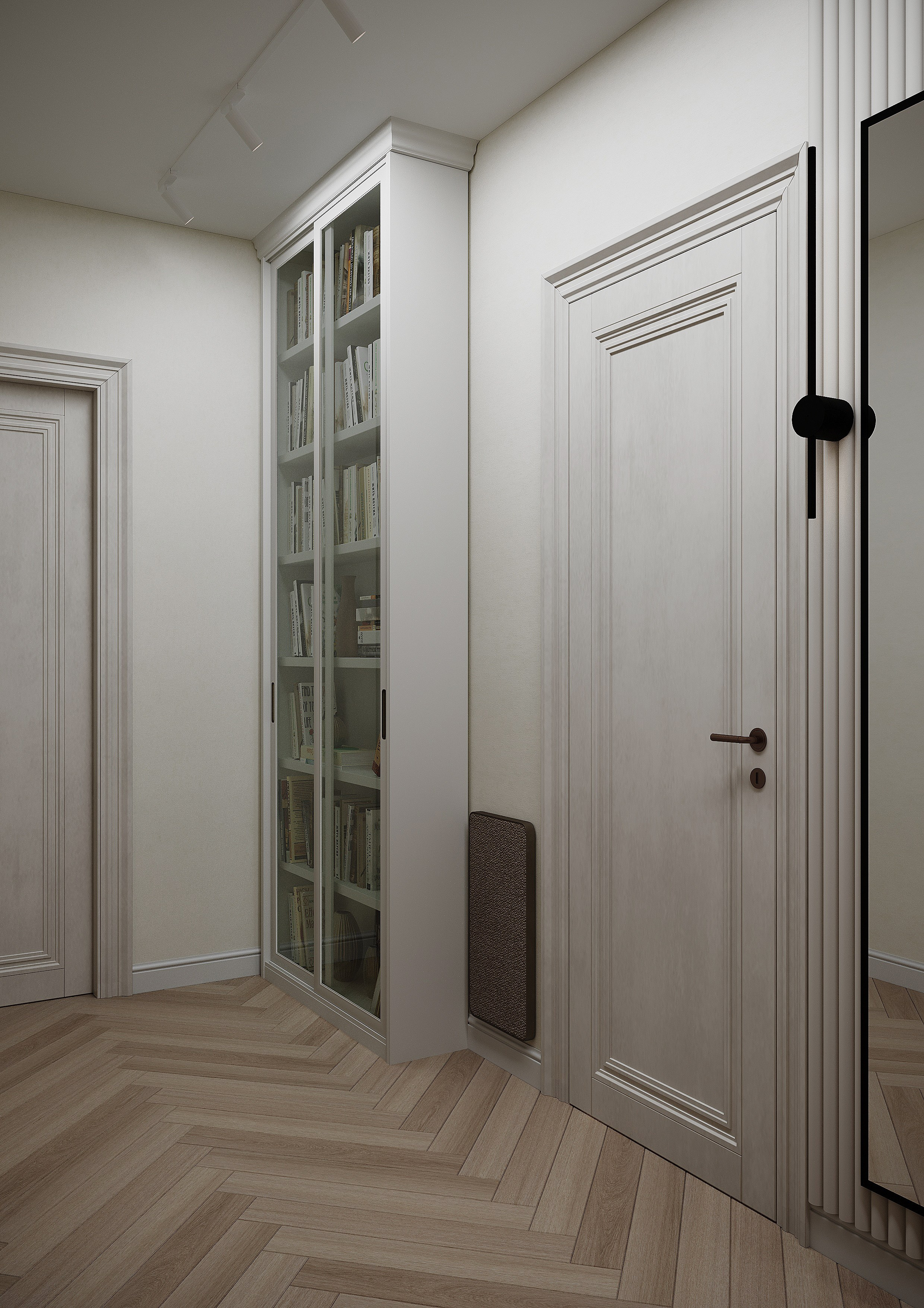 Просторная нежная квартира для милых девушек. Батракова Наталья дизайнер интерьеров Санкт-Петербург Москва Архангель