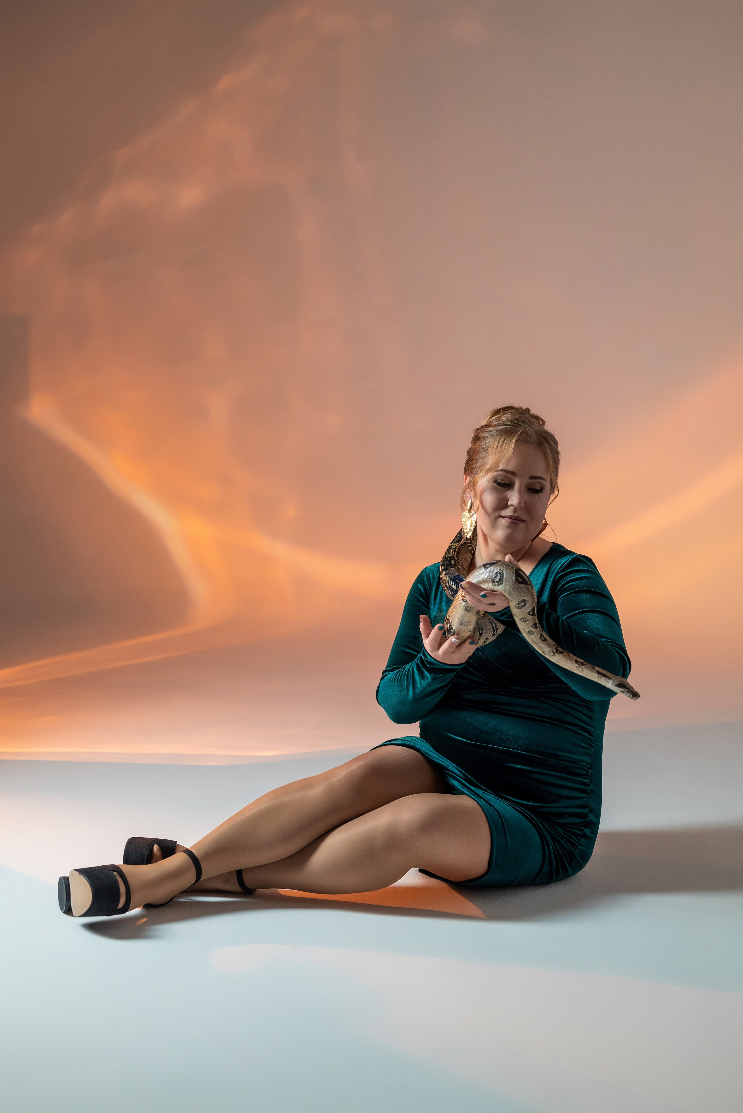 Фотопроект со змеёй 2025 г. Фотограф в городе Салават