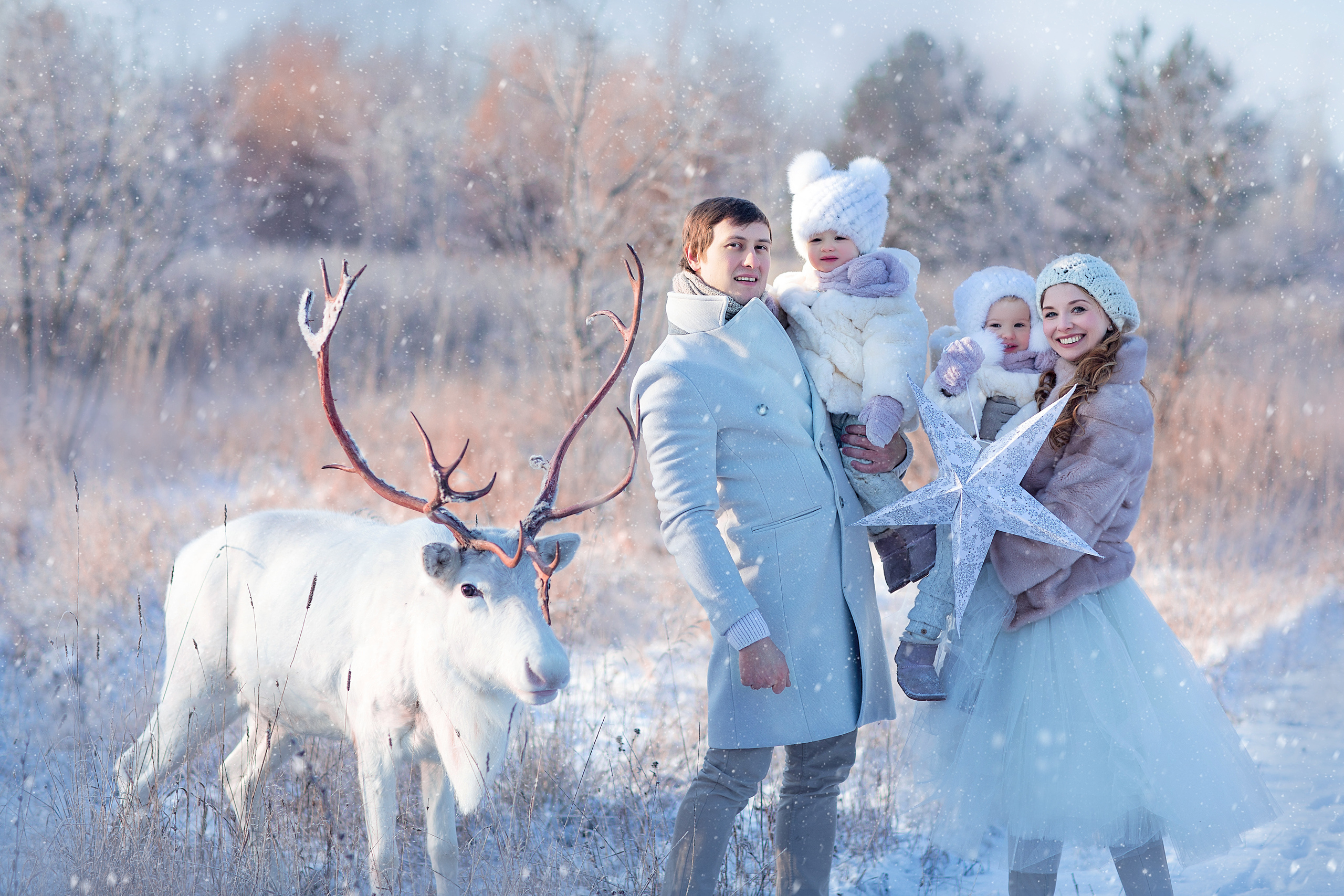 Фотосессии с оленями. Фотограф Лия Милк | Москва, Подмосковье