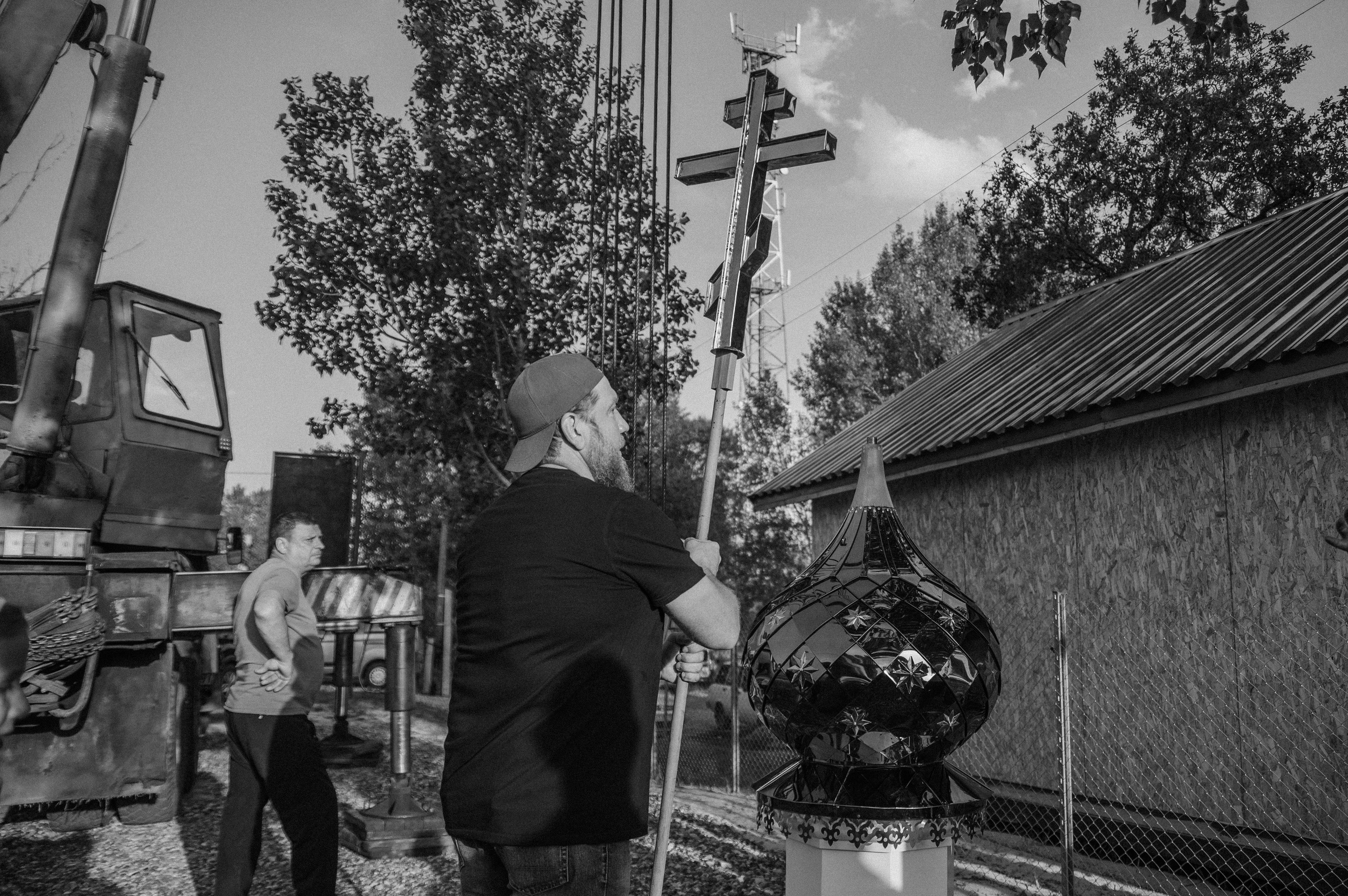 Освещение купола в храме Казанской иконы Божьей Матери х. Закутский. Церковный, семейный и репортажный фотограф Волгоград, Волжский