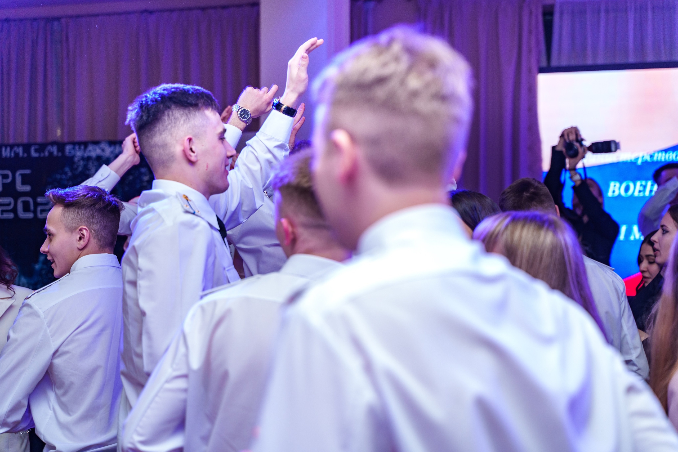 Фотосъемка выпуска военной академии и вручение дипломов