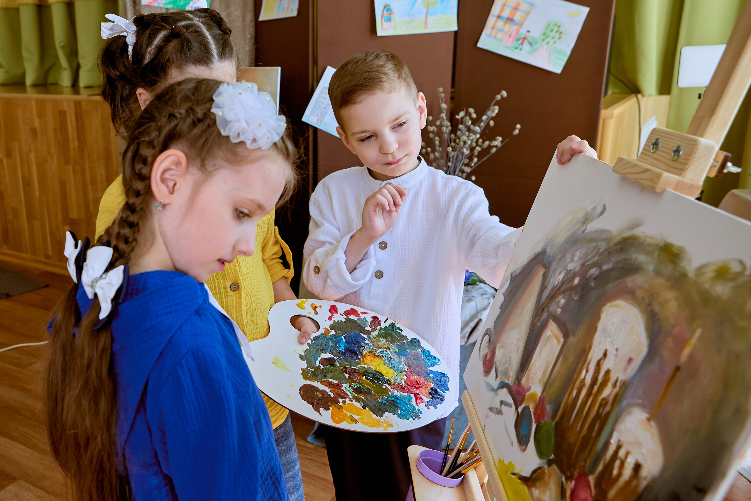 Творческая фотосессия художники