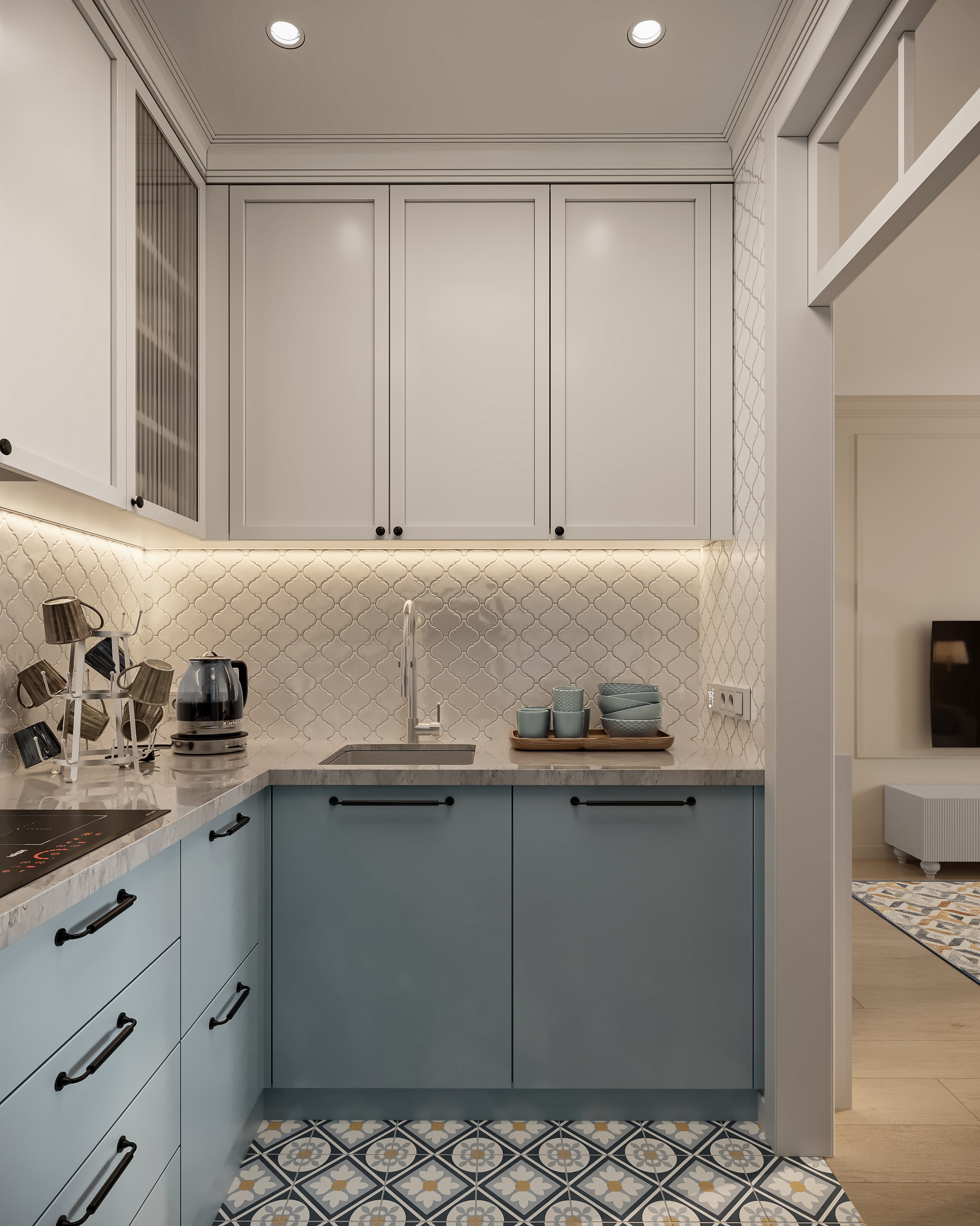 СПб квартира 63 м². 3Д-Визуализация Наталья Макогонова