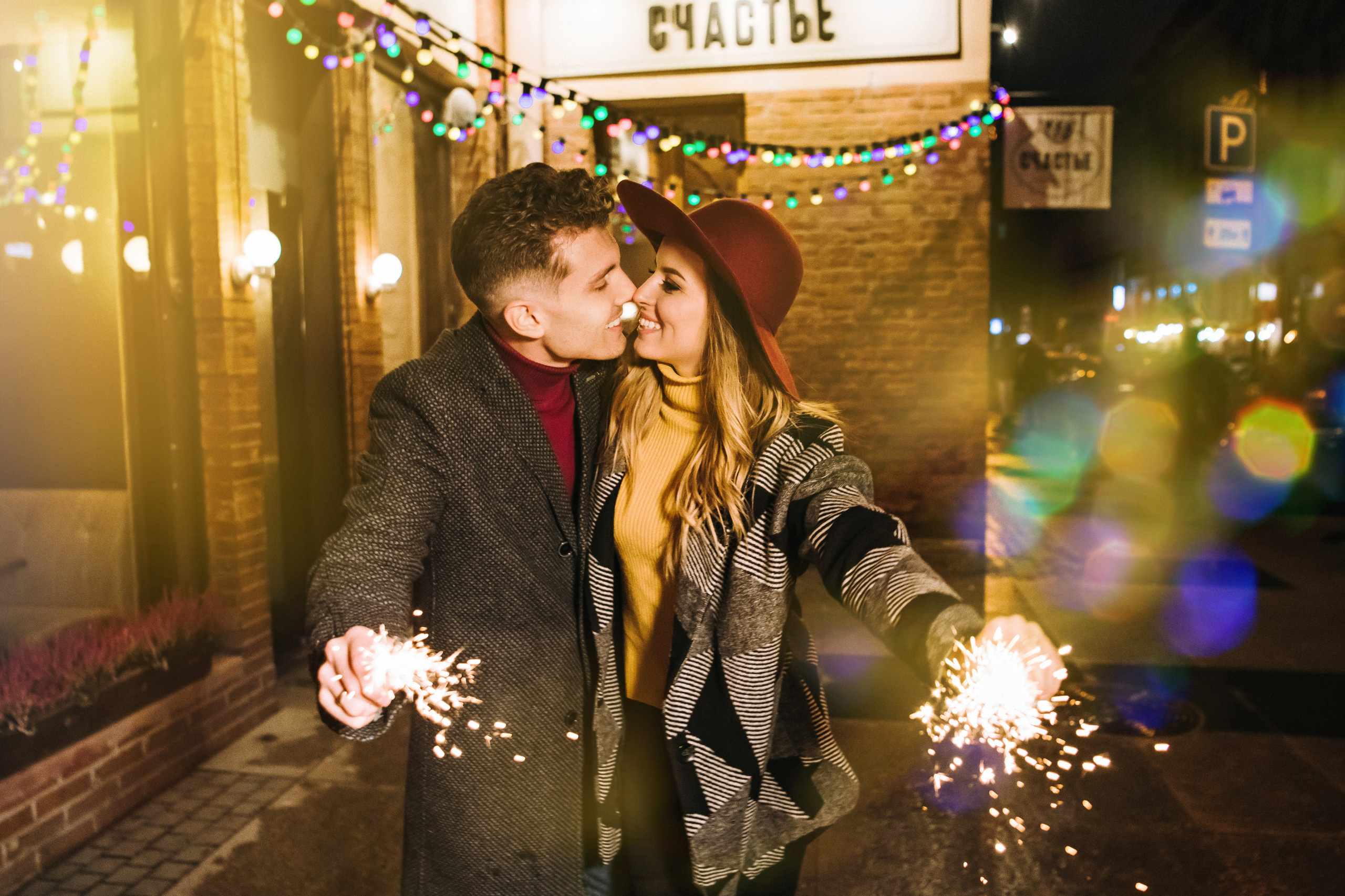 Настя и Игорь. Вечерний центр. Свадебный фотограф в Санкт-Петербурге София Шубик